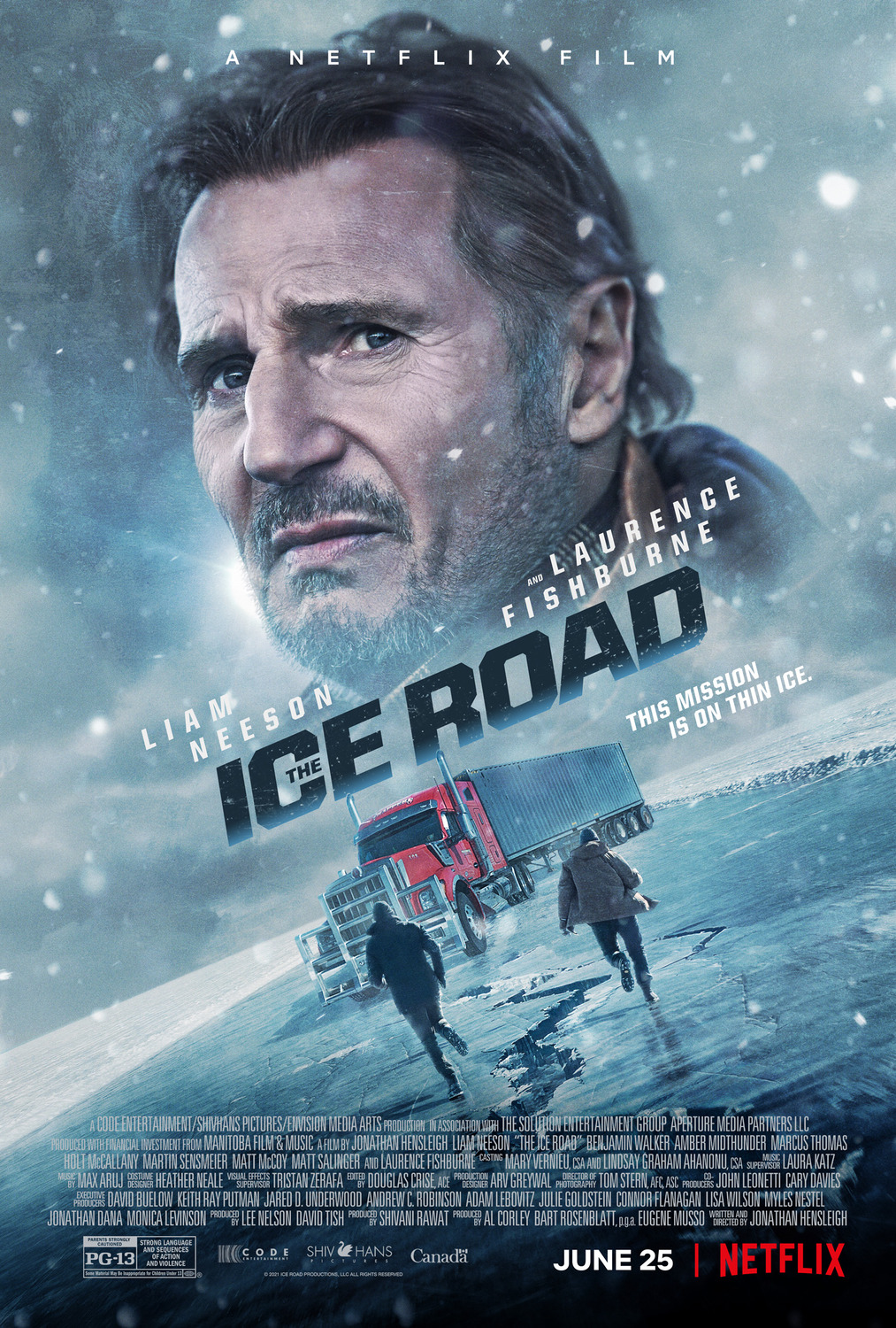 Extra Large Movie Poster Image for The Ice Road (#1 of 3)