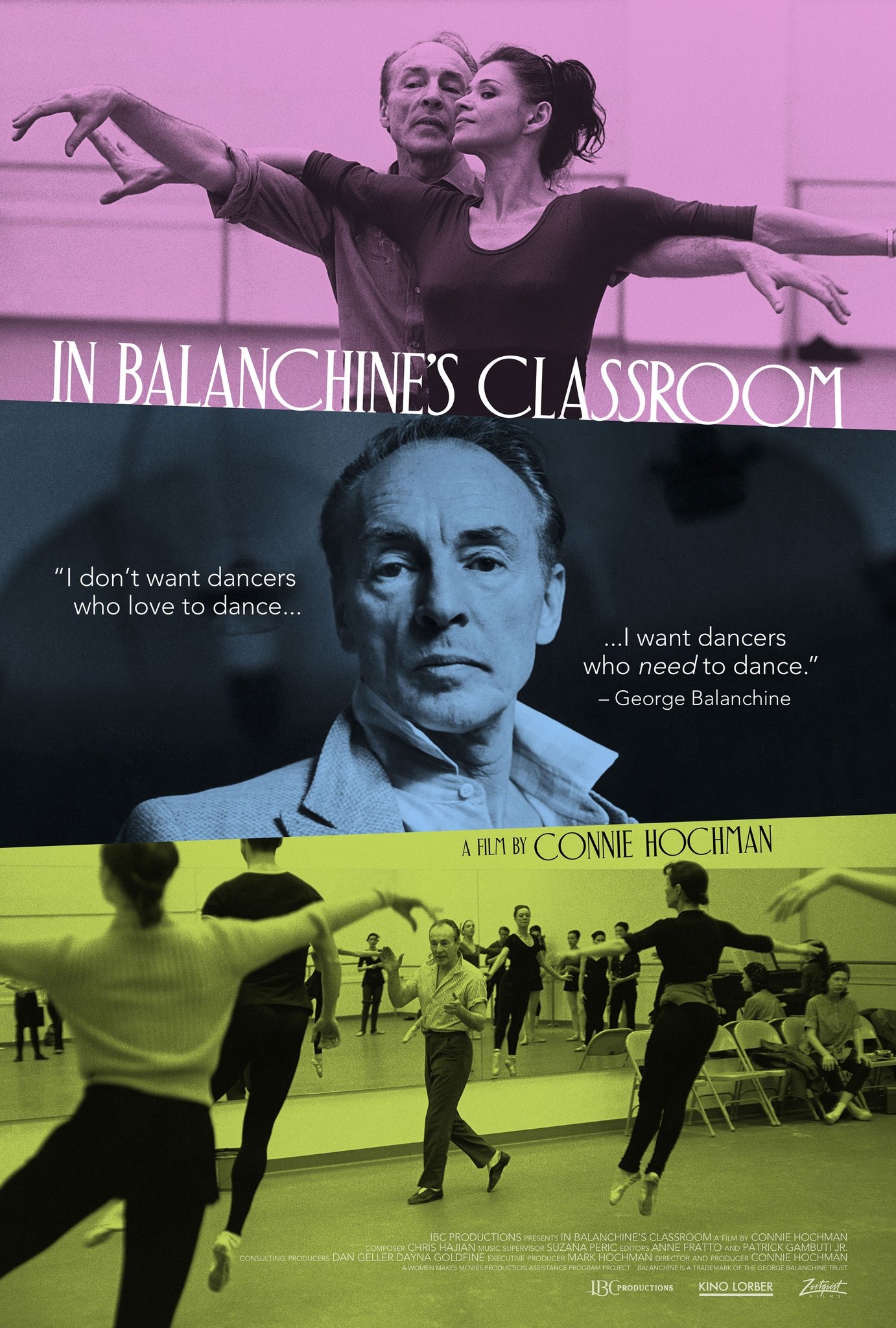 Mega Sized Movie Poster Image for In Balanchine's Classroom 