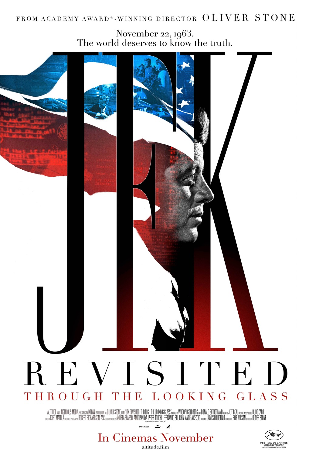 Extra Large Movie Poster Image for JFK Revisited: Through the Looking Glass 