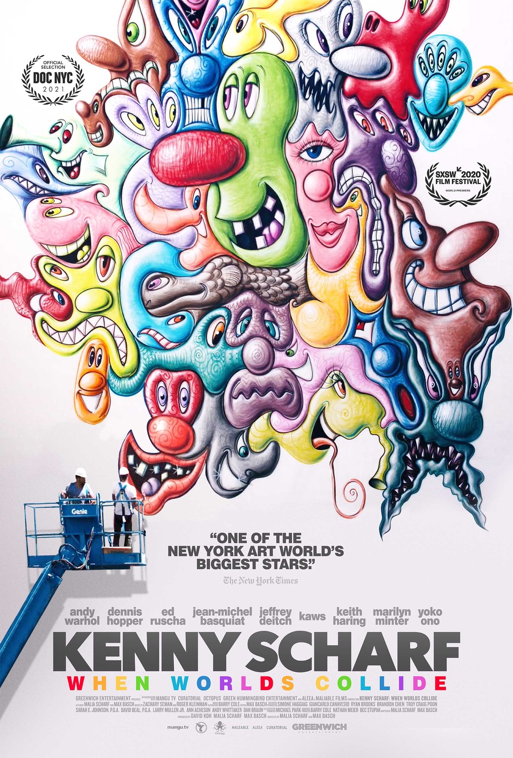 Extra Large Movie Poster Image for Kenny Scharf: When Worlds Collide 