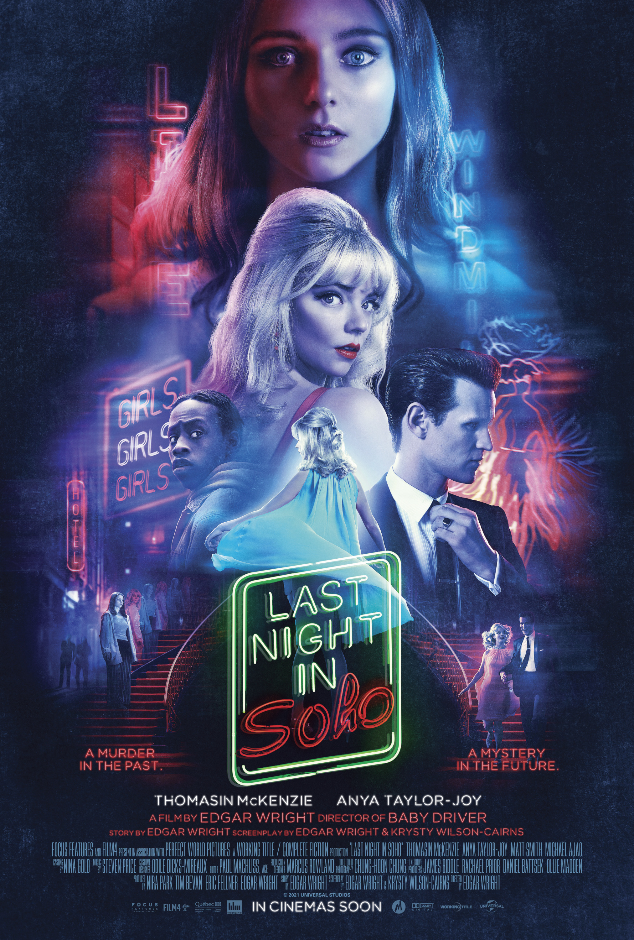 Mega Sized Movie Poster Image for Last Night in Soho (#3 of 6)