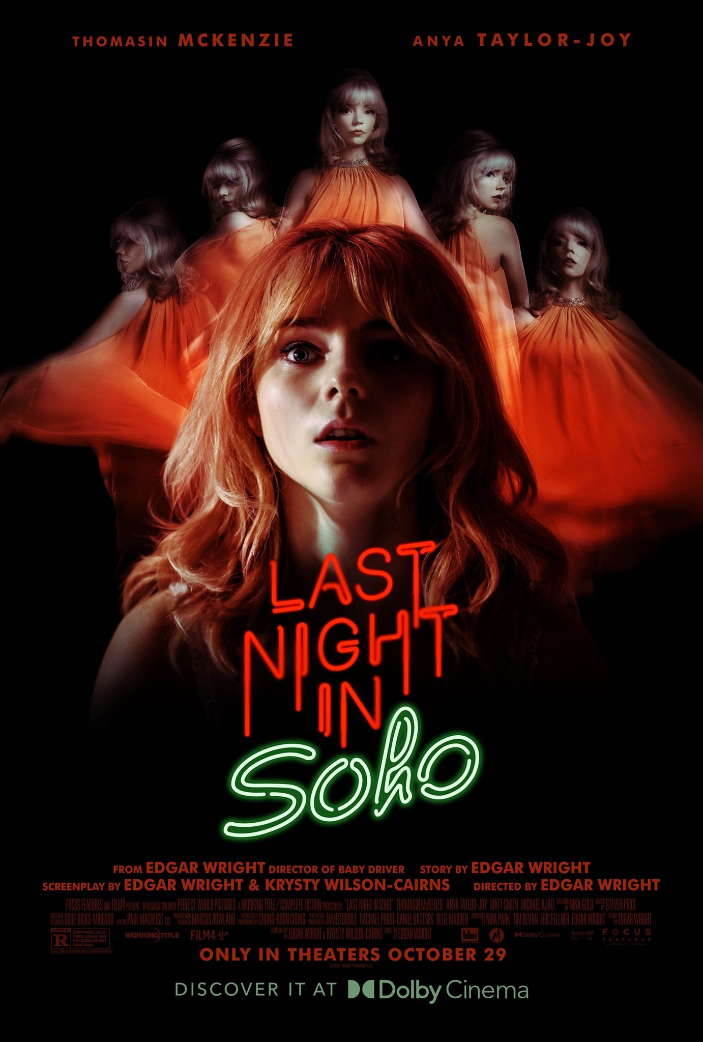 Mega Sized Movie Poster Image for Last Night in Soho (#6 of 6)