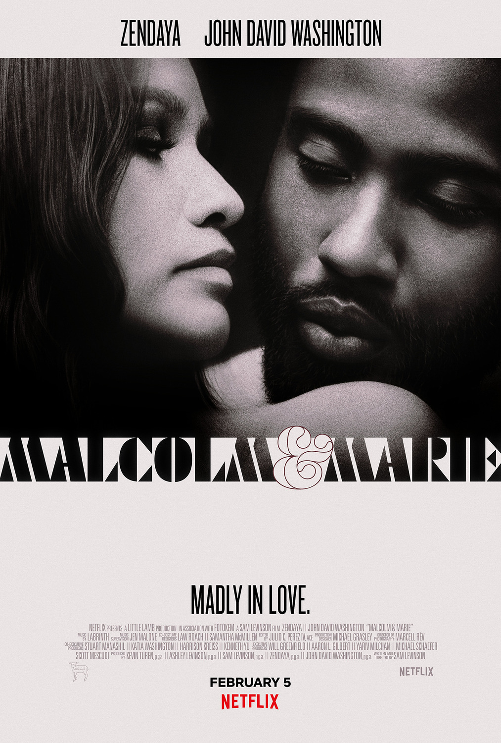 Extra Large Movie Poster Image for Malcolm & Marie 