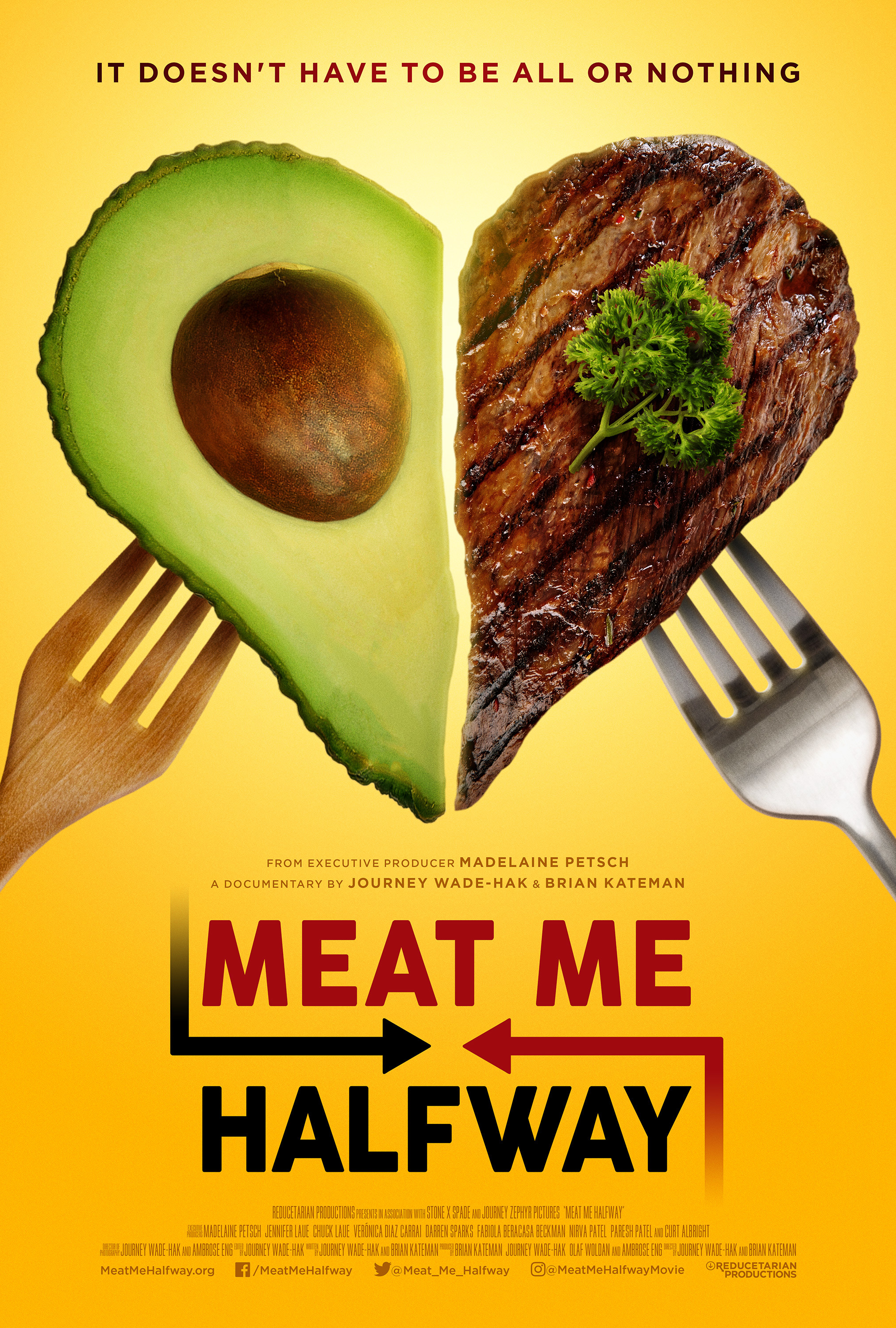 Mega Sized Movie Poster Image for Meat Me Halfway 