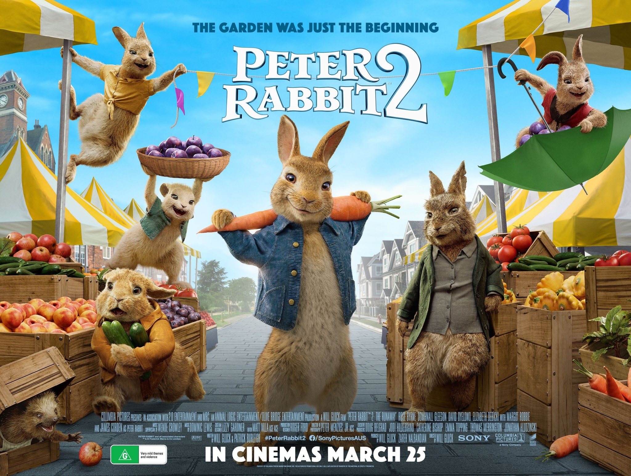 Mega Sized Movie Poster Image for Peter Rabbit 2 (#10 of 20)