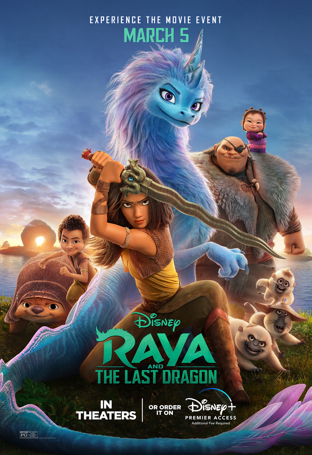 Extra Large Movie Poster Image for Raya and the Last Dragon (#7 of 27)