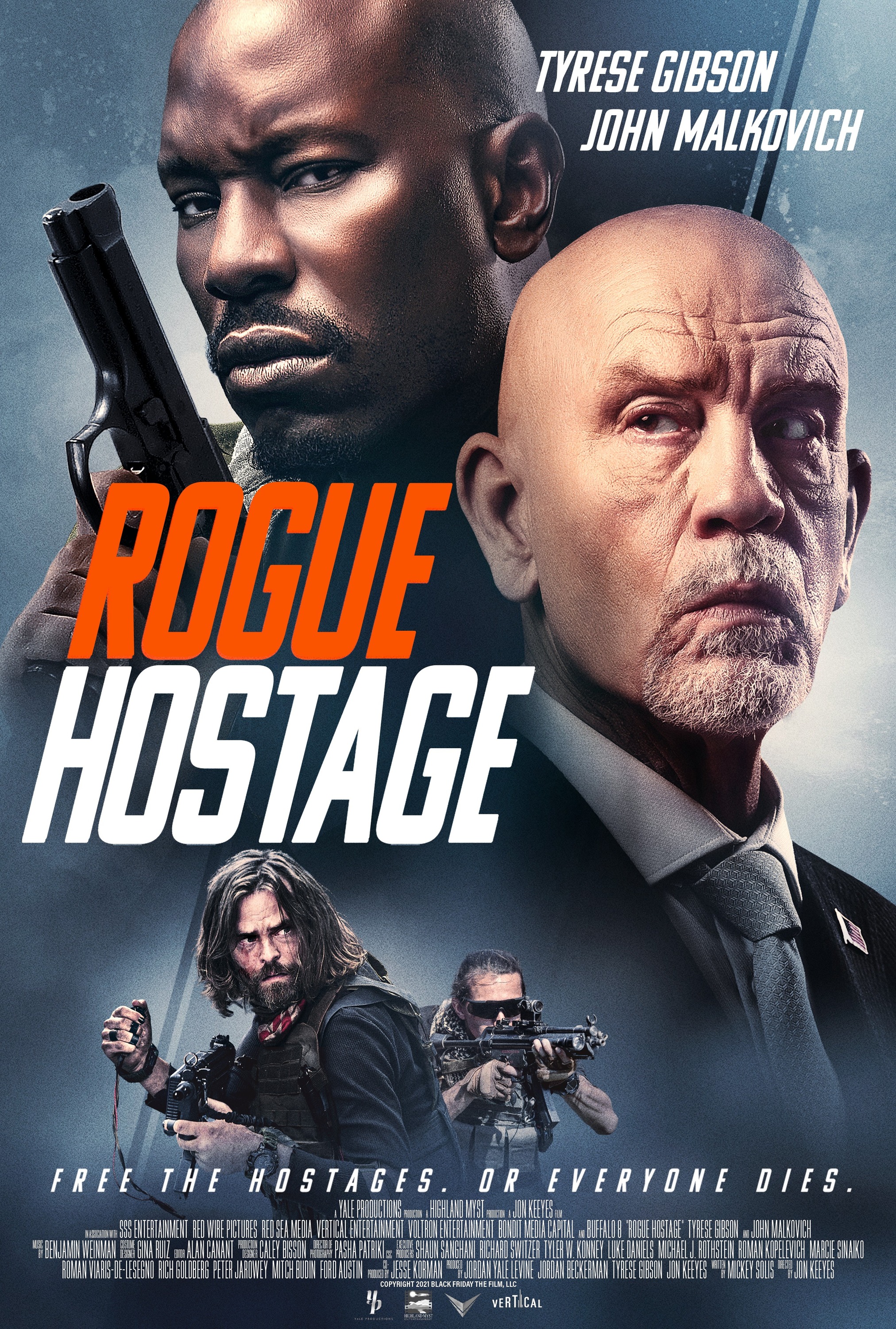 Mega Sized Movie Poster Image for Rogue Hostage 