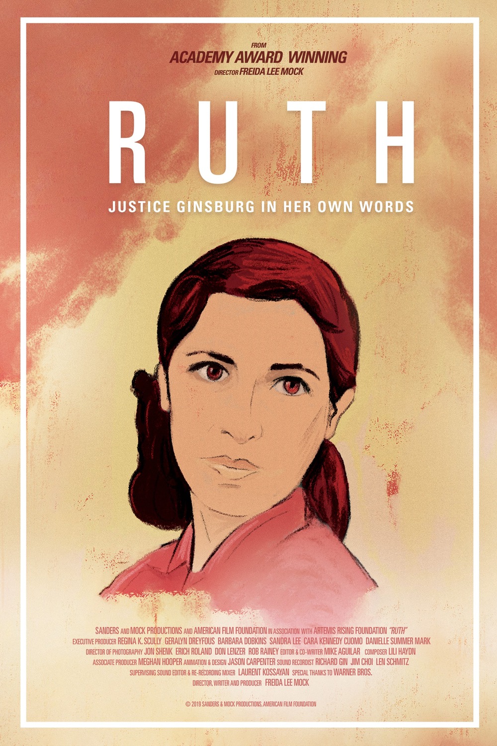 Extra Large Movie Poster Image for RUTH - Justice Ginsburg in her own Words 