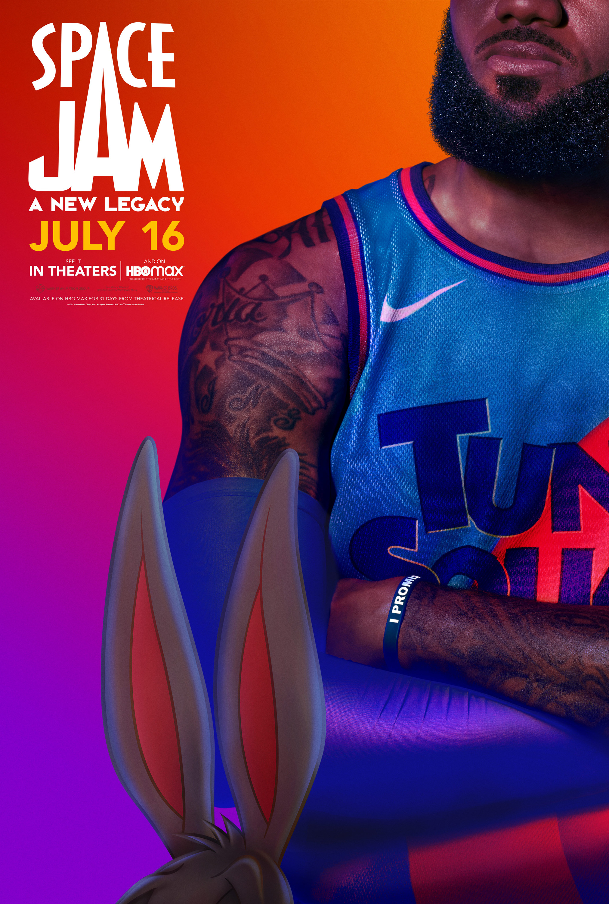 Space Jam: A New Legacy (Lebron & Bugs) Mightyprint™ Wall Art MP17240632