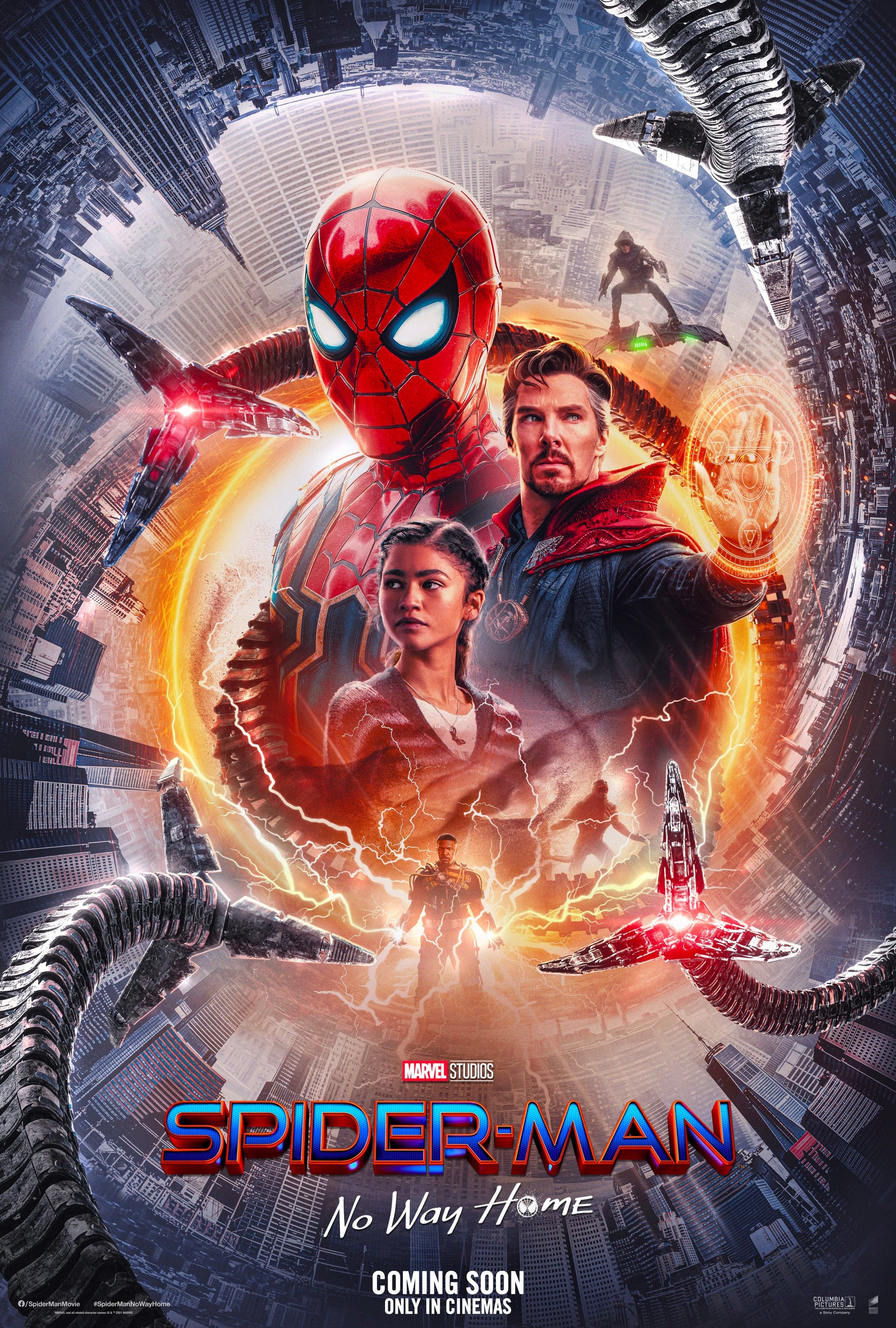 Mega Sized Movie Poster Image for Spider-Man: No Way Home (#3 of 20)