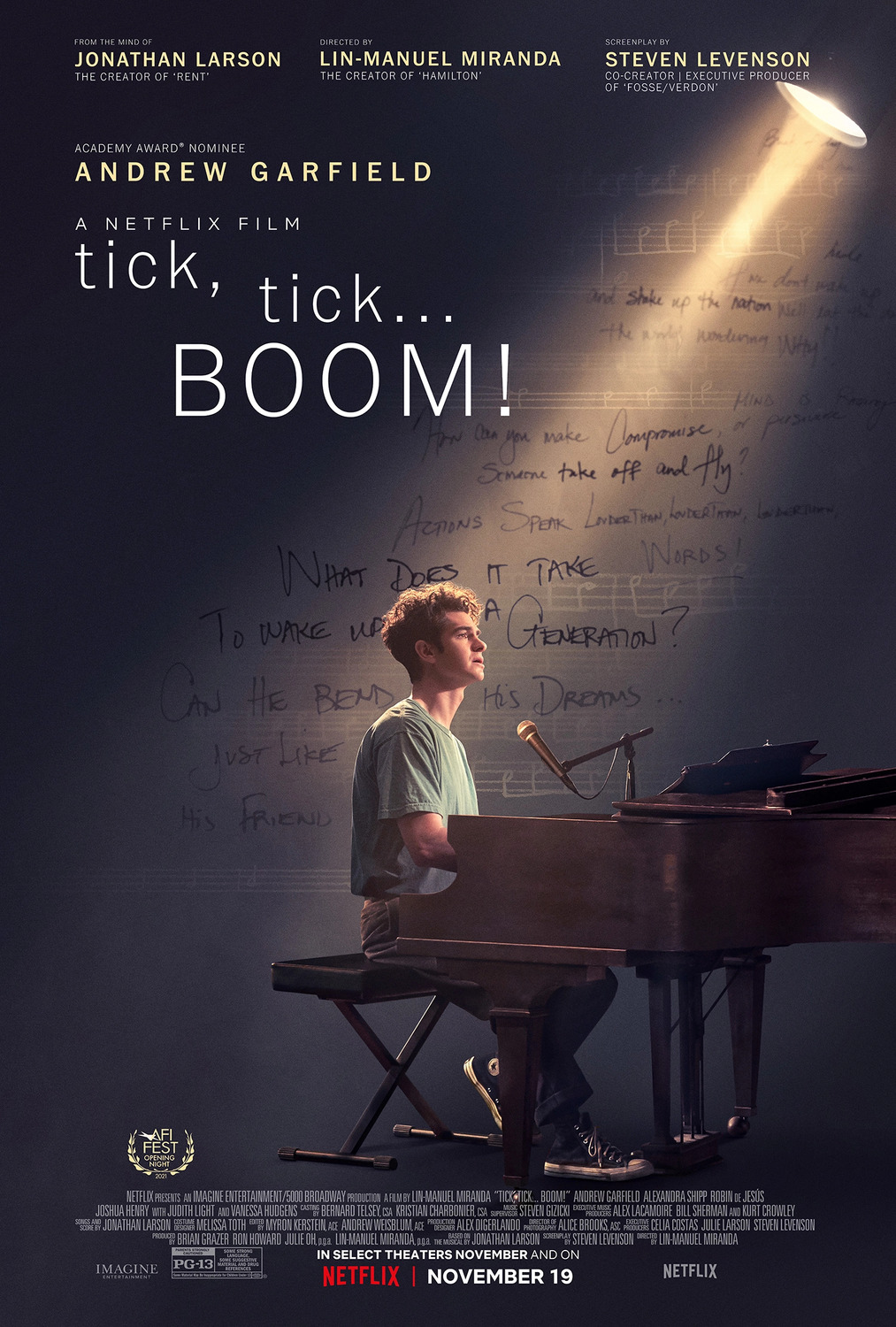 Extra Large Movie Poster Image for Tick, Tick... Boom (#2 of 5)