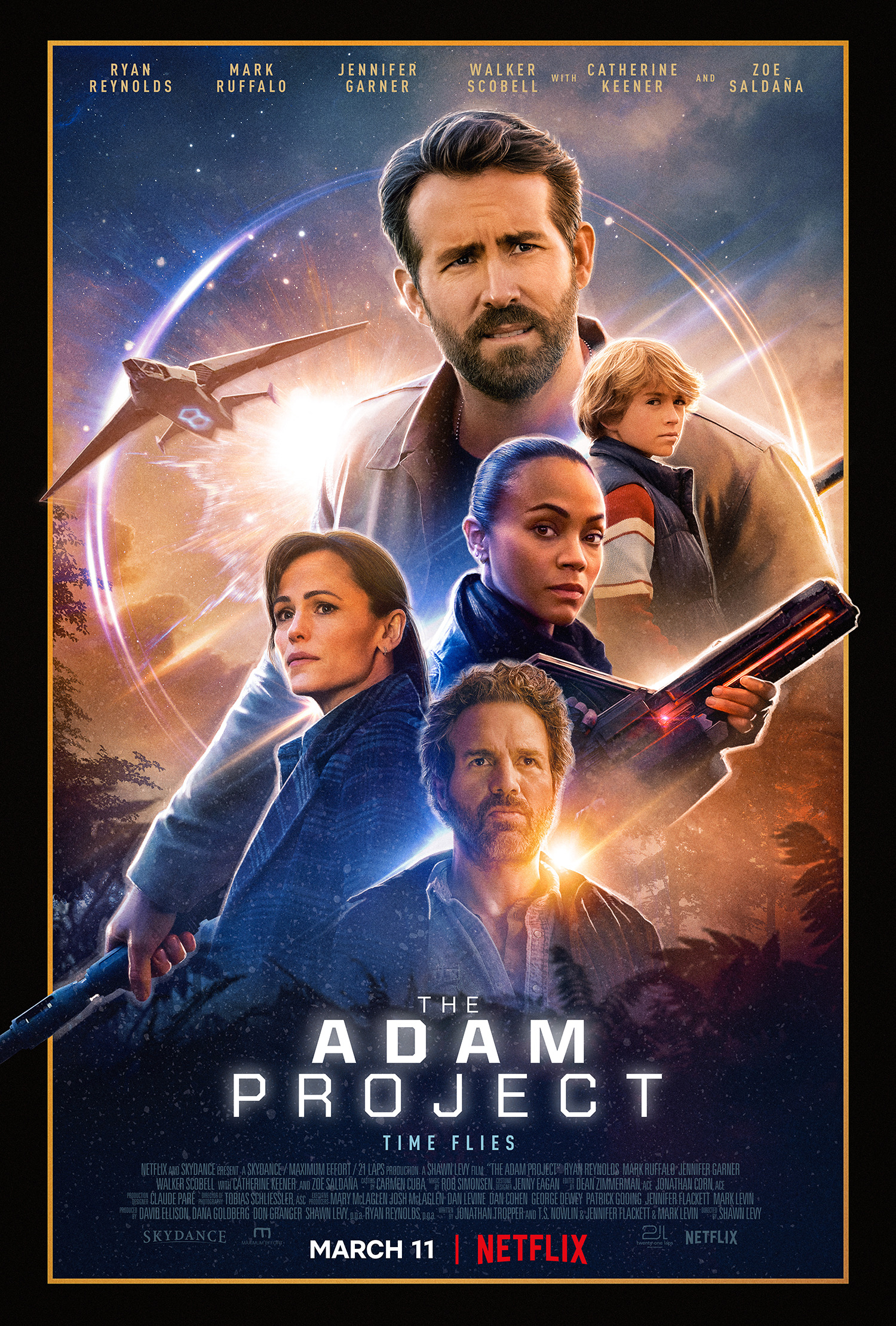 Mega Sized Movie Poster Image for The Adam Project (#2 of 2)