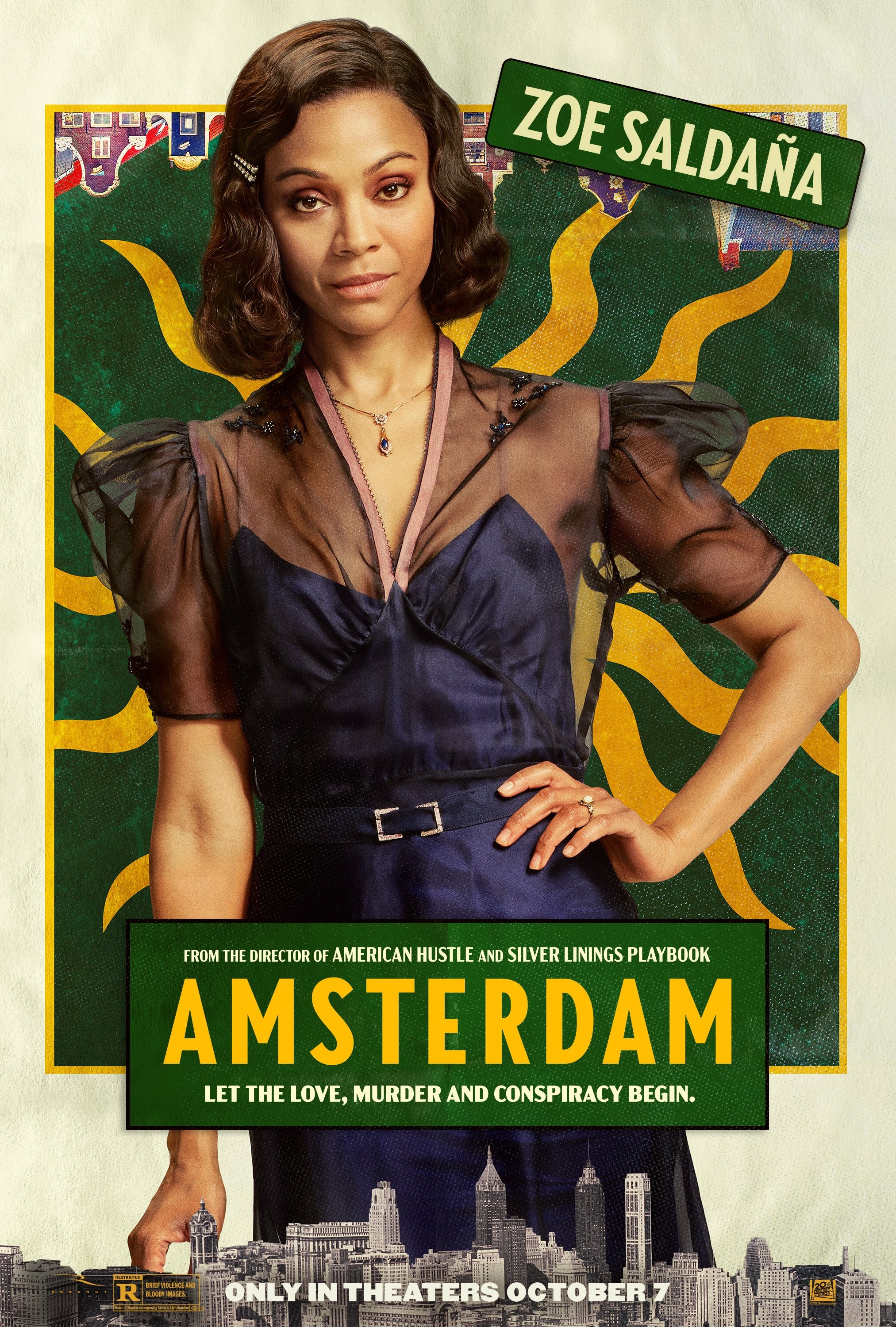 Mega Sized Movie Poster Image for Amsterdam (#10 of 19)