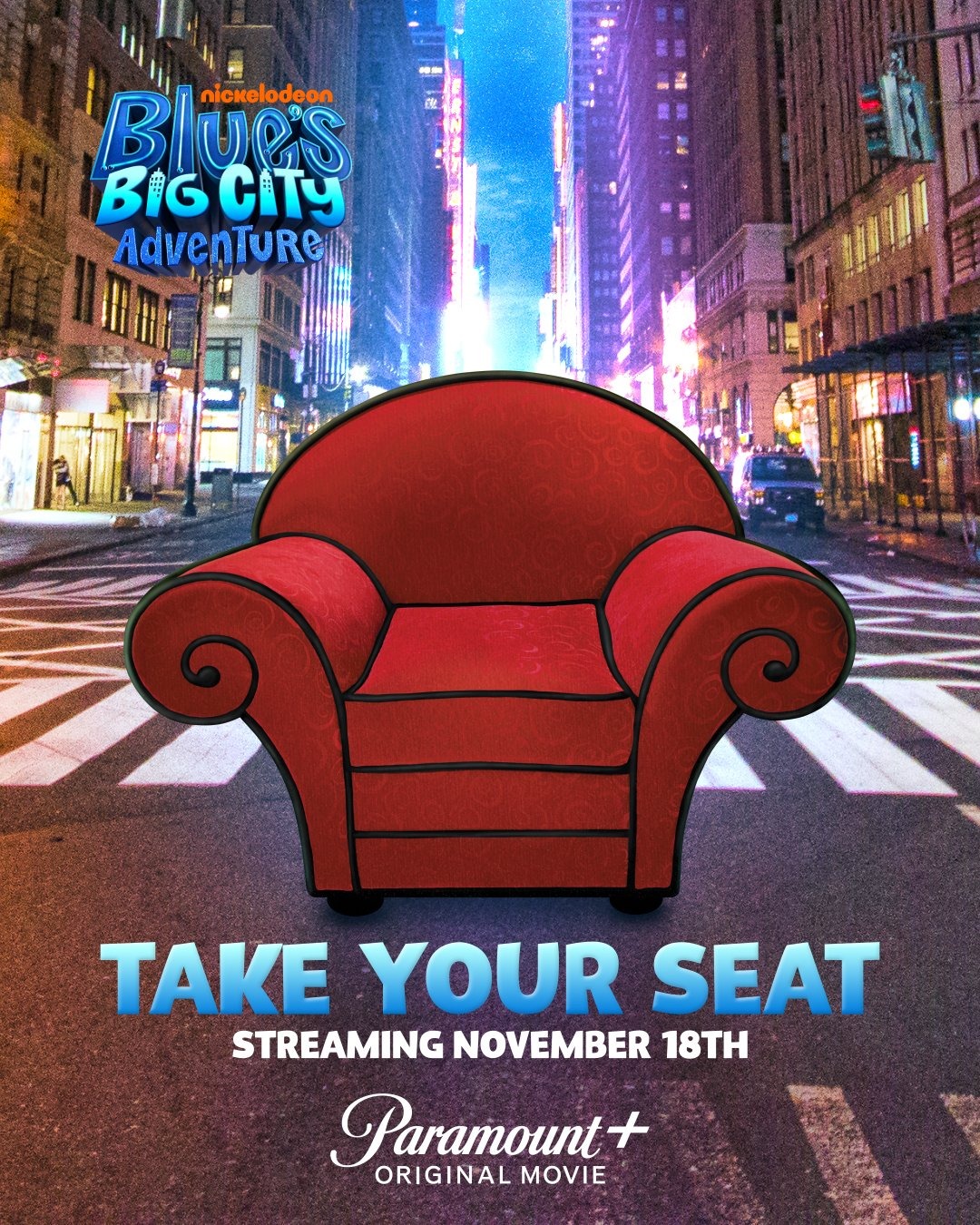 Extra Large Movie Poster Image for Blue's Big City Adventure (#2 of 8)