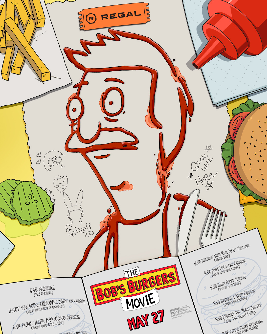 Extra Large Movie Poster Image for Bob's Burgers: The Movie (#11 of 12)