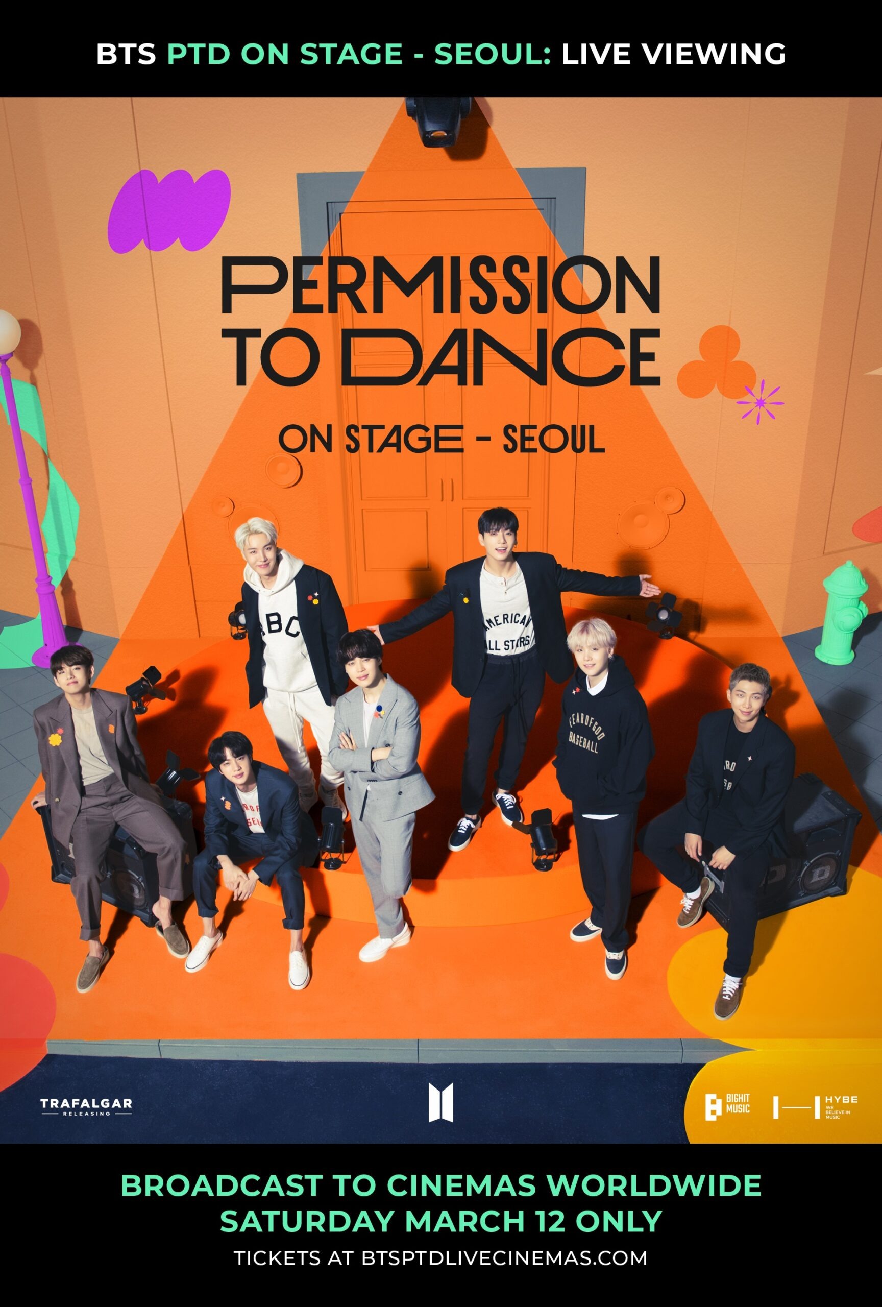 Mega Sized Movie Poster Image for BTS Permission to Dance on Stage - Seoul: Live Viewing 