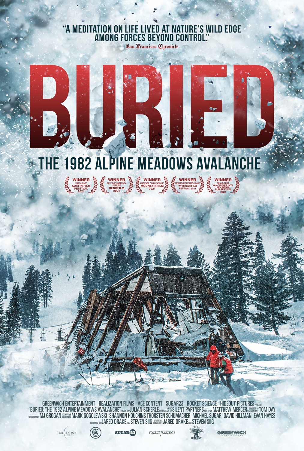 Extra Large Movie Poster Image for Buried: The 1982 Alpine Meadows Avalanche 