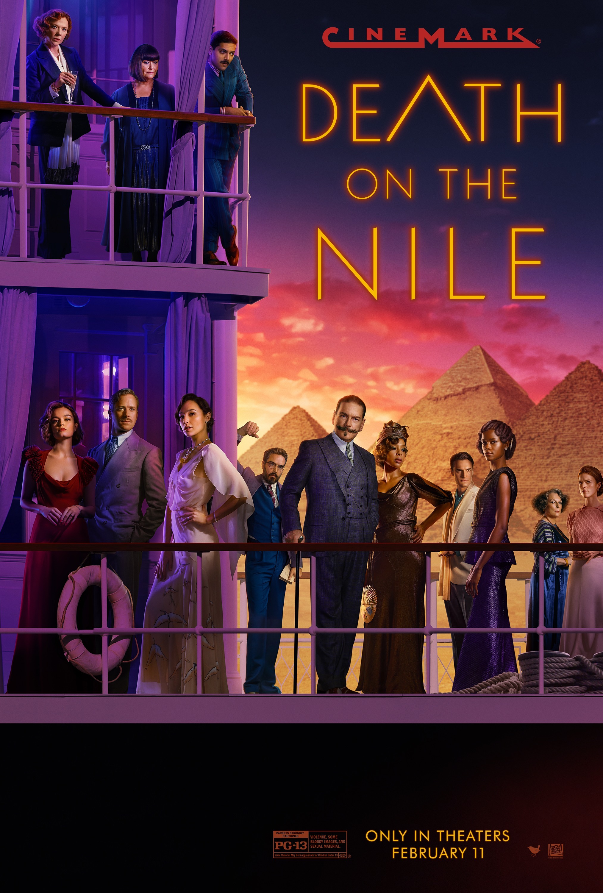 Mega Sized Movie Poster Image for Death on the Nile (#13 of 13)