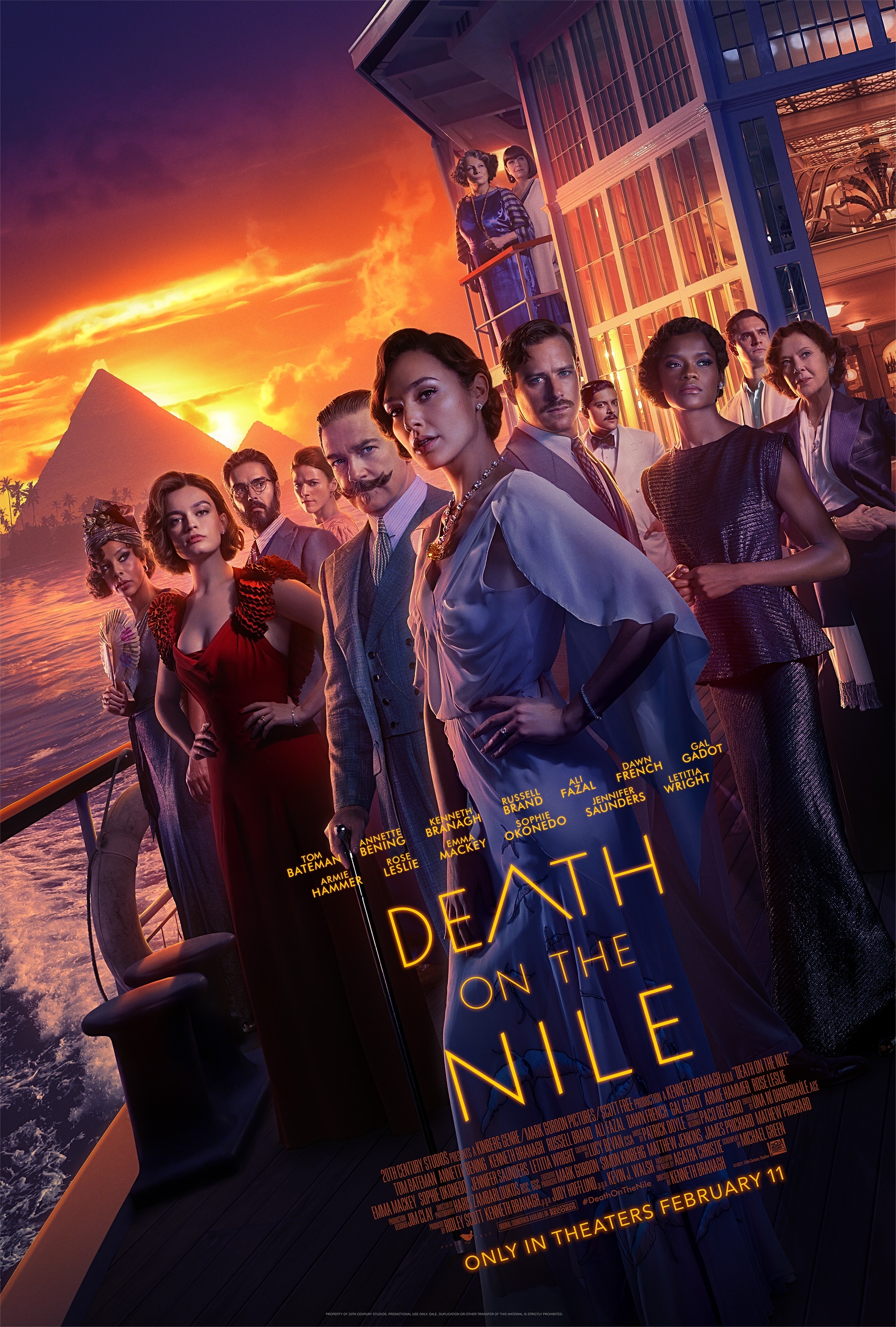 Mega Sized Movie Poster Image for Death on the Nile (#3 of 13)