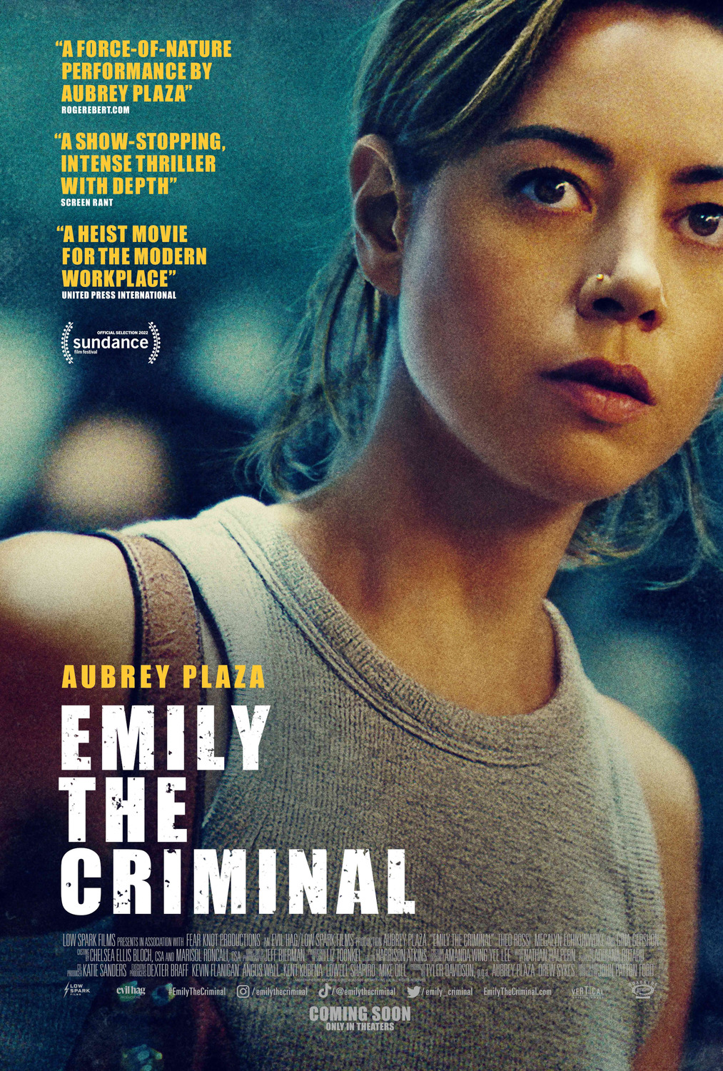 Extra Large Movie Poster Image for Emily the Criminal 