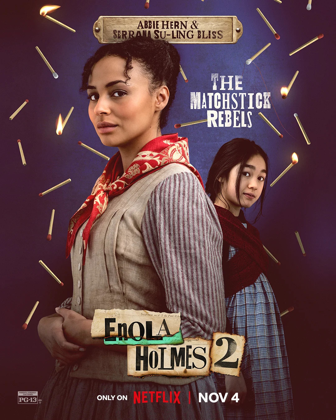 Extra Large Movie Poster Image for Enola Holmes 2 (#9 of 11)