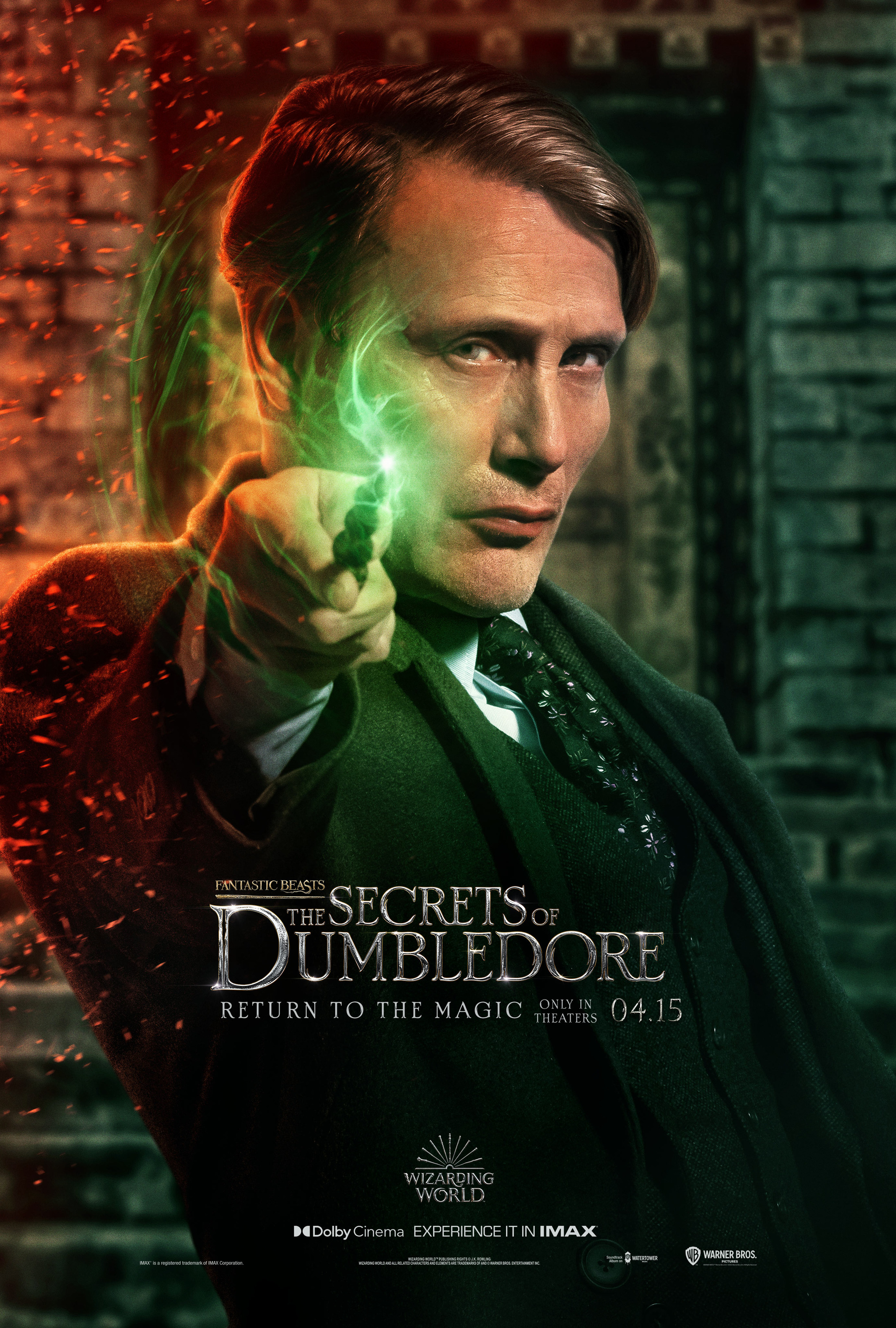 Mega Sized Movie Poster Image for Fantastic Beasts: The Secrets of Dumbledore (#13 of 33)