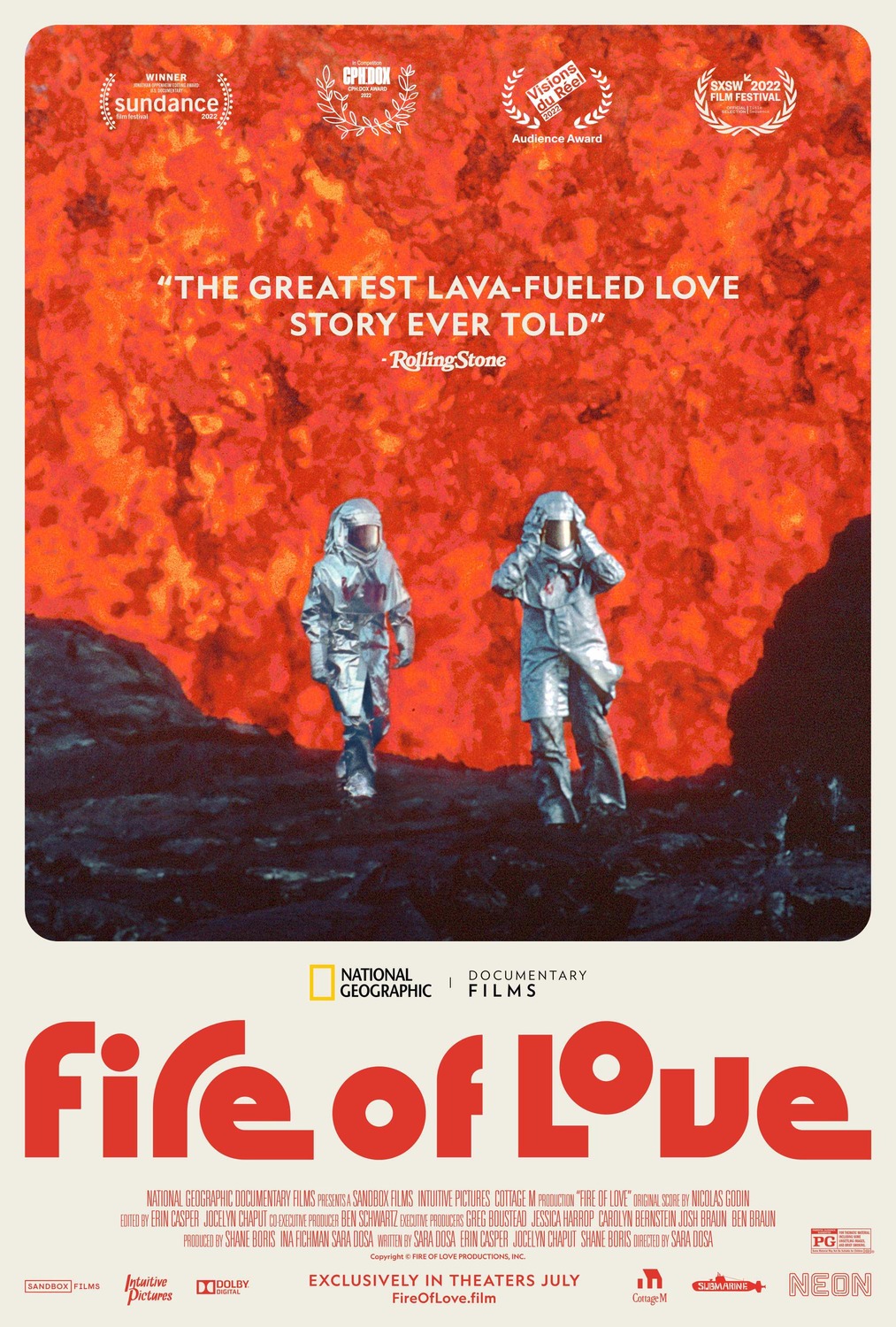 Extra Large Movie Poster Image for Fire of Love 