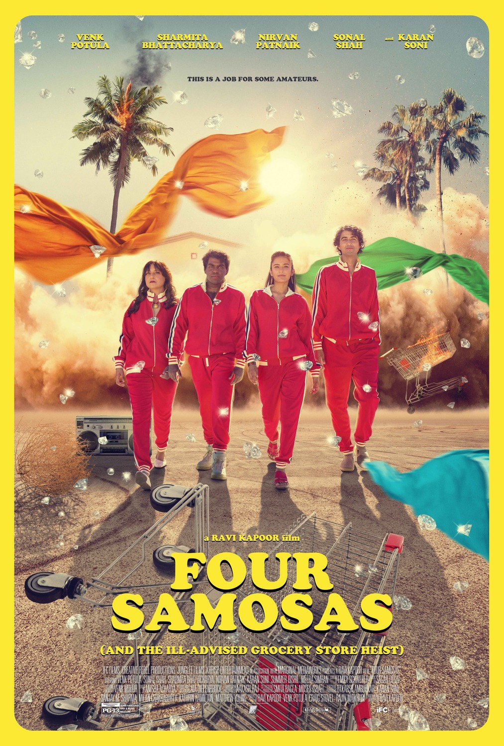 Extra Large Movie Poster Image for Four Samosas 