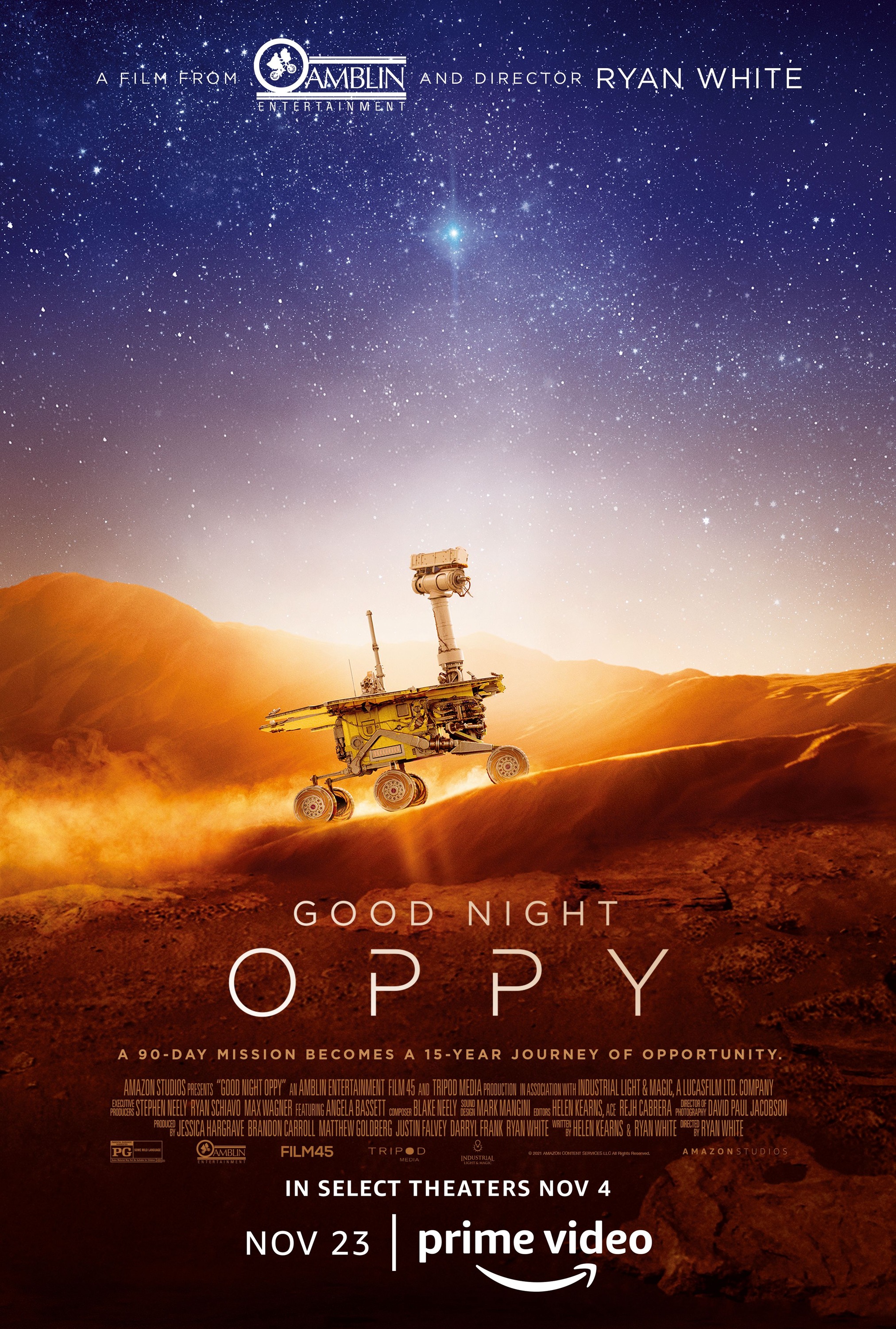 Mega Sized Movie Poster Image for Good Night Oppy 