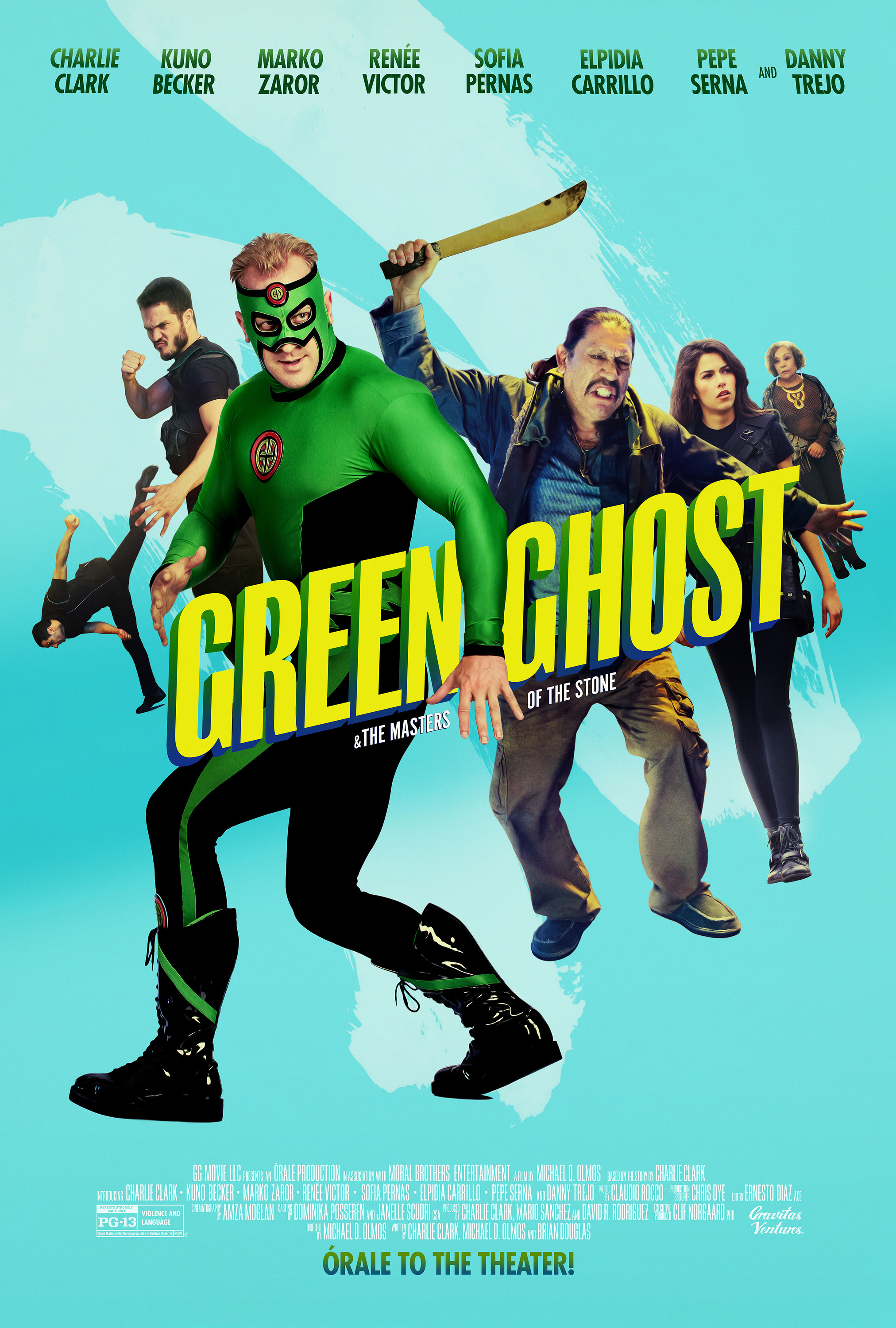 Mega Sized Movie Poster Image for Green Ghost and the Masters of the Stone 