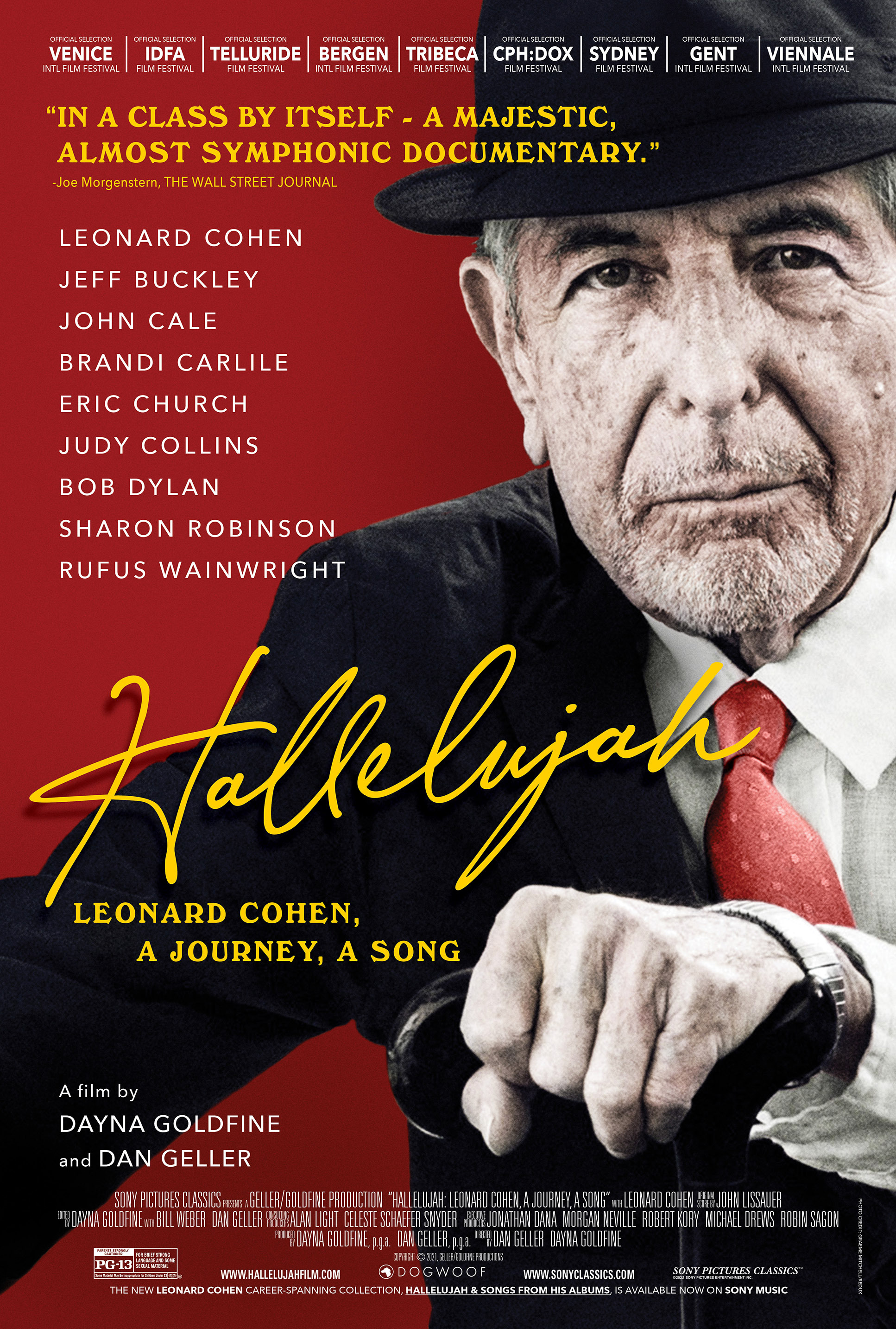 Mega Sized Movie Poster Image for Hallelujah: Leonard Cohen, a Journey, a Song (#1 of 2)