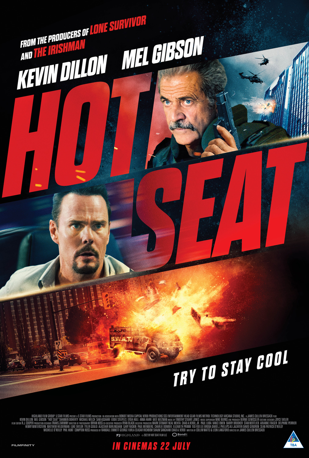 Extra Large Movie Poster Image for Hot Seat 