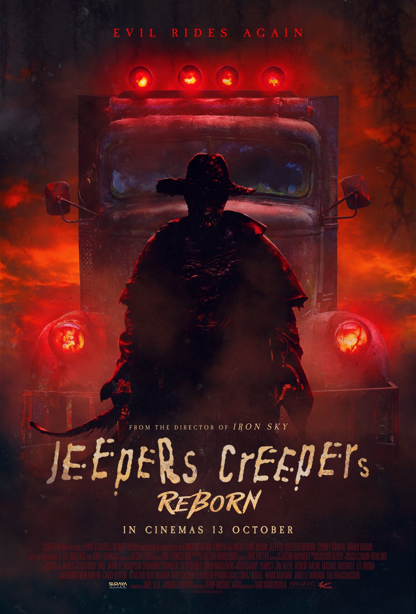 Mega Sized Movie Poster Image for Jeepers Creepers: Reborn 