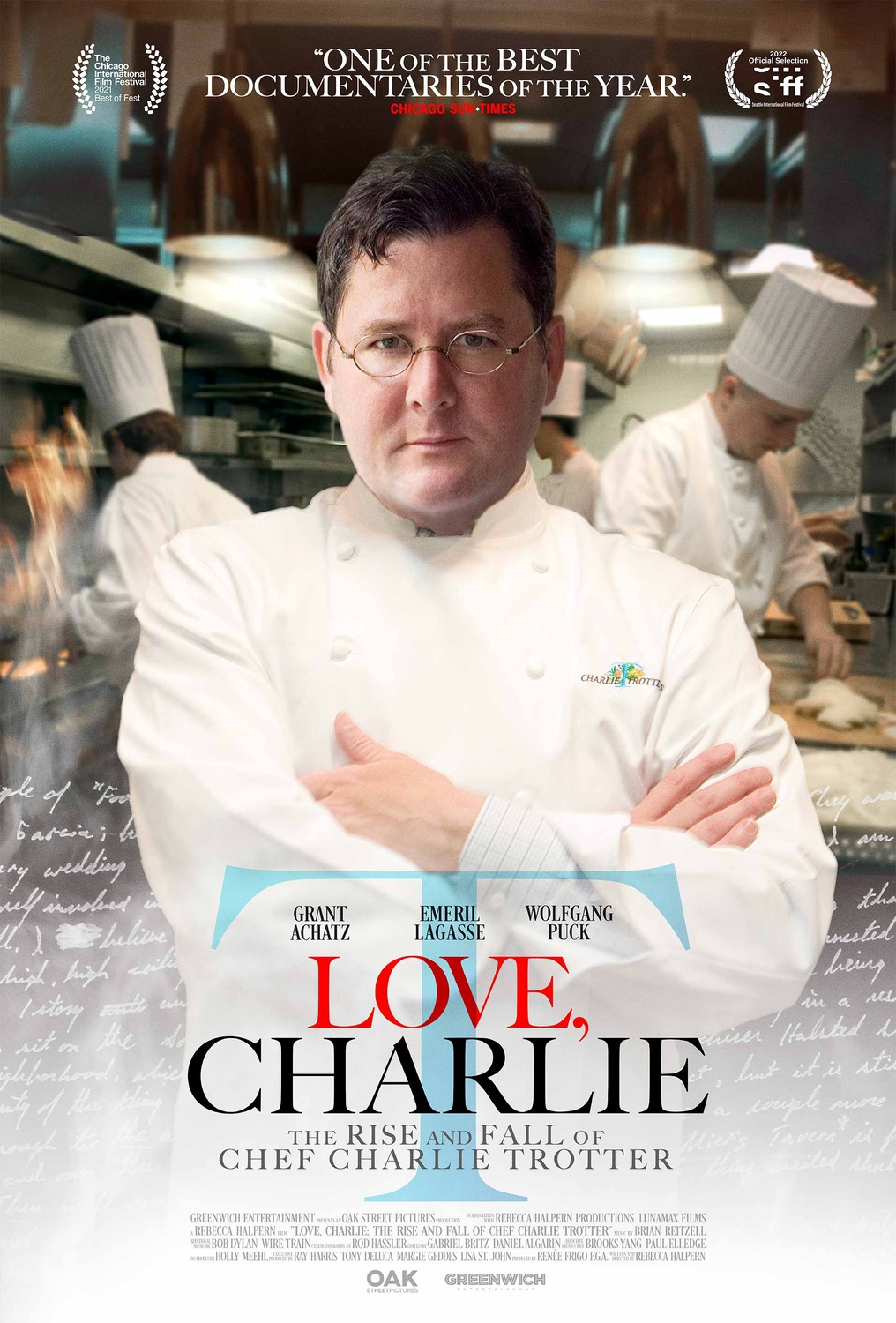 Extra Large Movie Poster Image for Love, Charlie: The Rise and Fall of Chef Charlie Trotter 