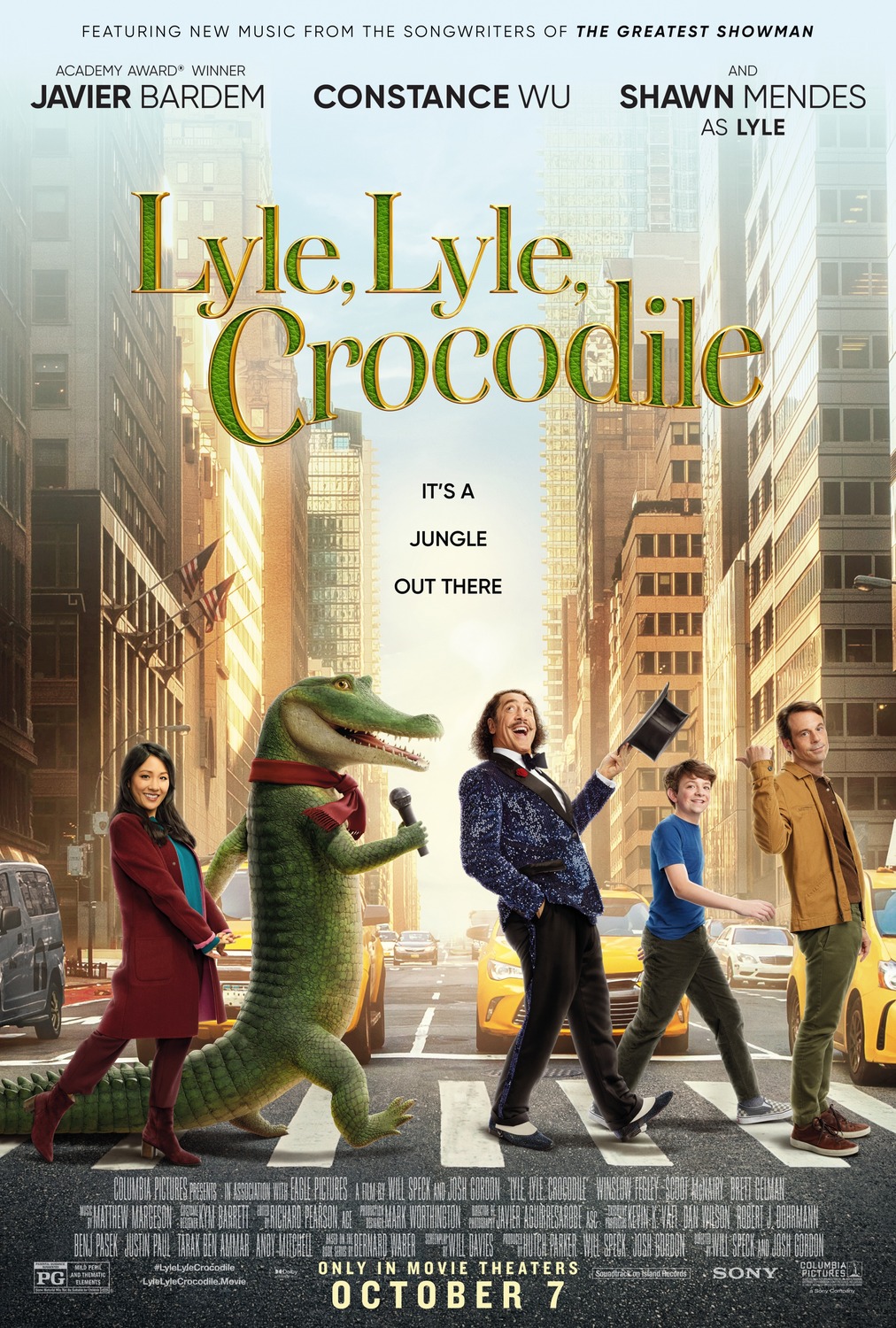 Extra Large Movie Poster Image for Lyle, Lyle, Crocodile (#2 of 2)