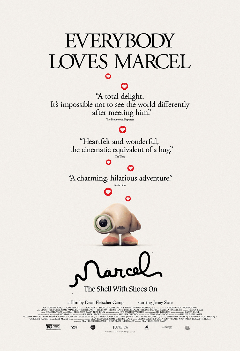 Extra Large Movie Poster Image for Marcel the Shell with Shoes On (#2 of 4)