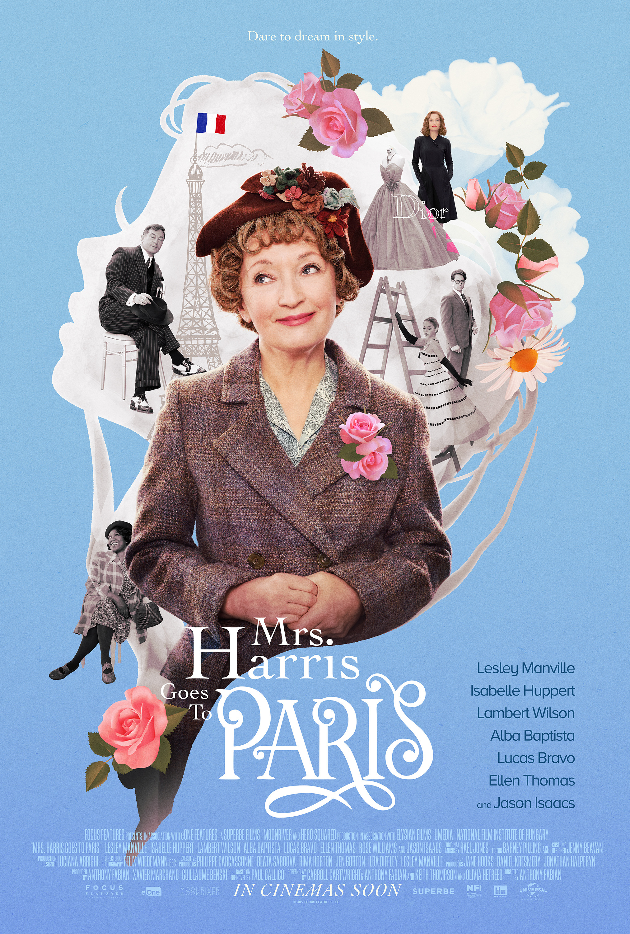 Mega Sized Movie Poster Image for Mrs. Harris Goes to Paris (#11 of 11)
