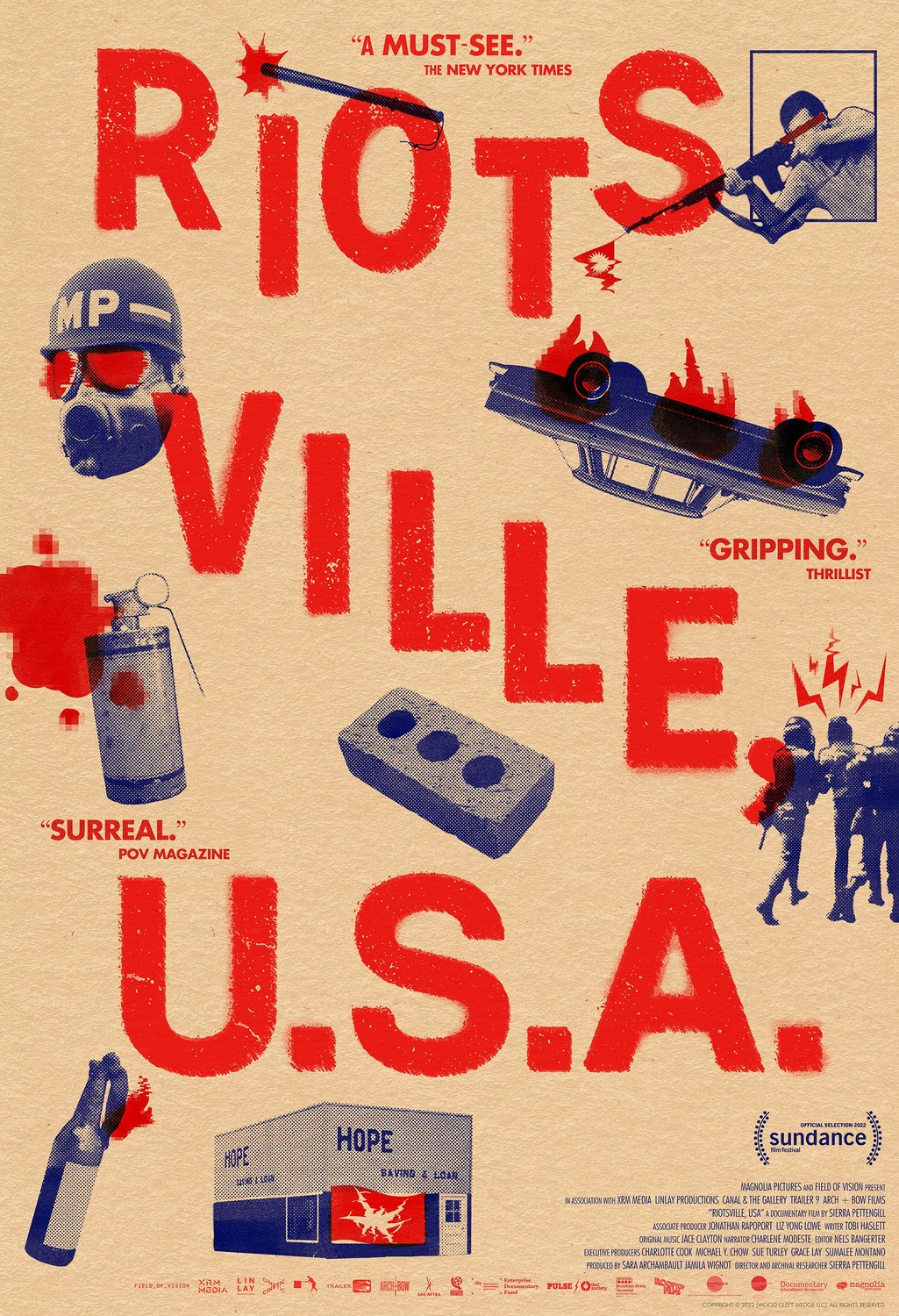 Extra Large Movie Poster Image for Riotsville, U.S.A. 