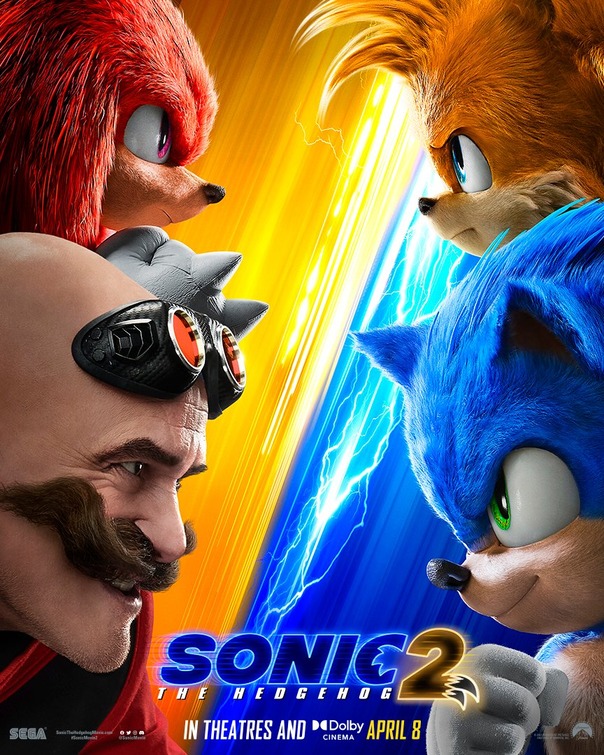 Sonic the Hedgehog 2 Movie Poster