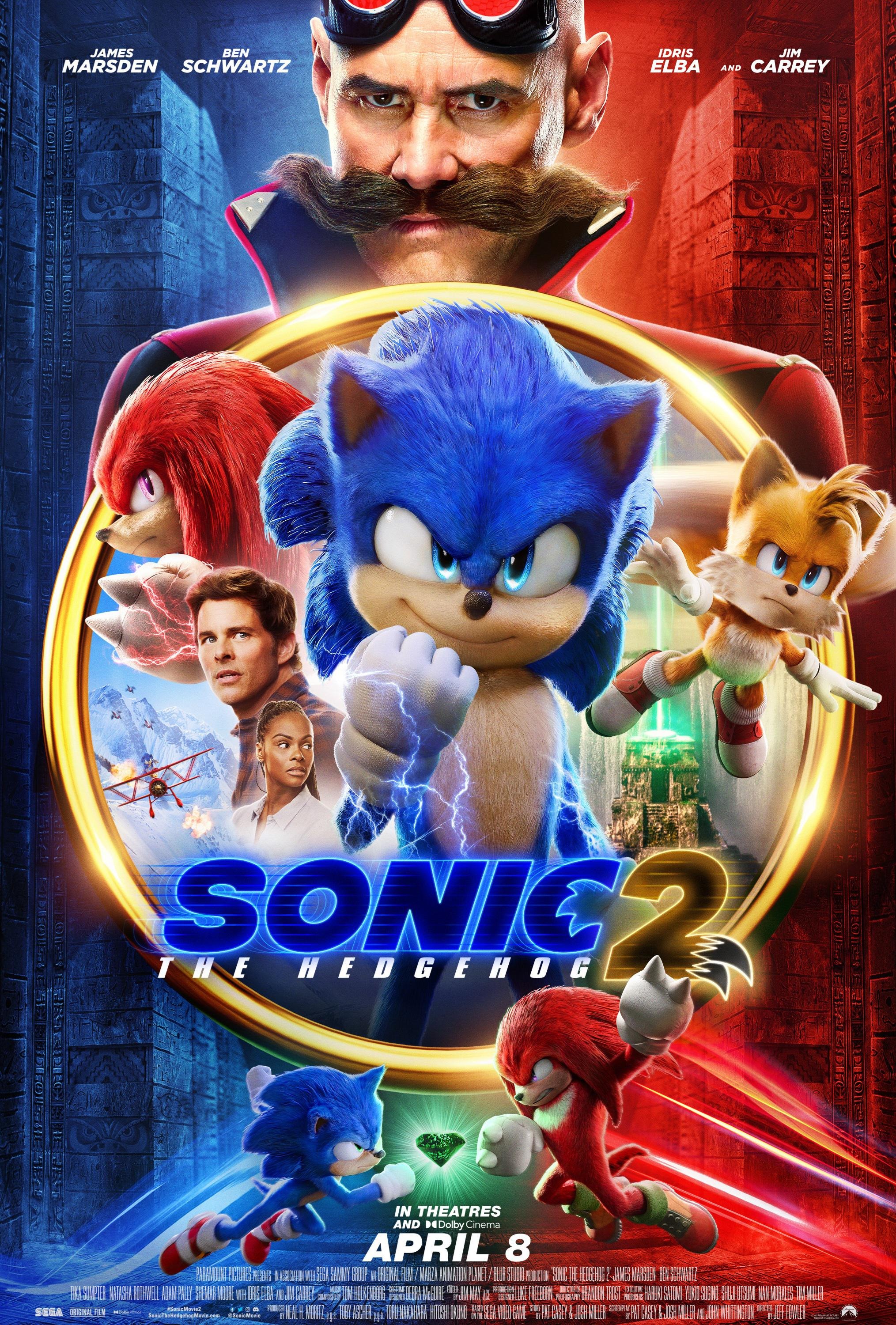 Sonic the Hedgehog 2 (#10 of 34): Mega Sized Movie Poster Image - IMP Awards