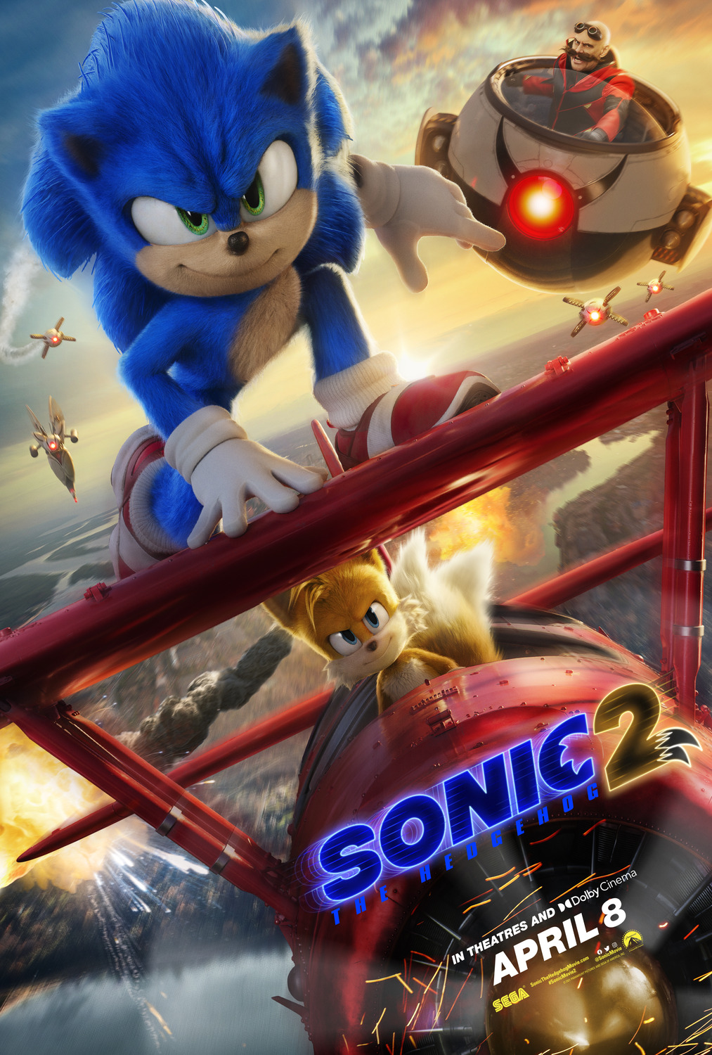 Sonic the Hedgehog (#27 of 28): Extra Large Movie Poster Image - IMP Awards