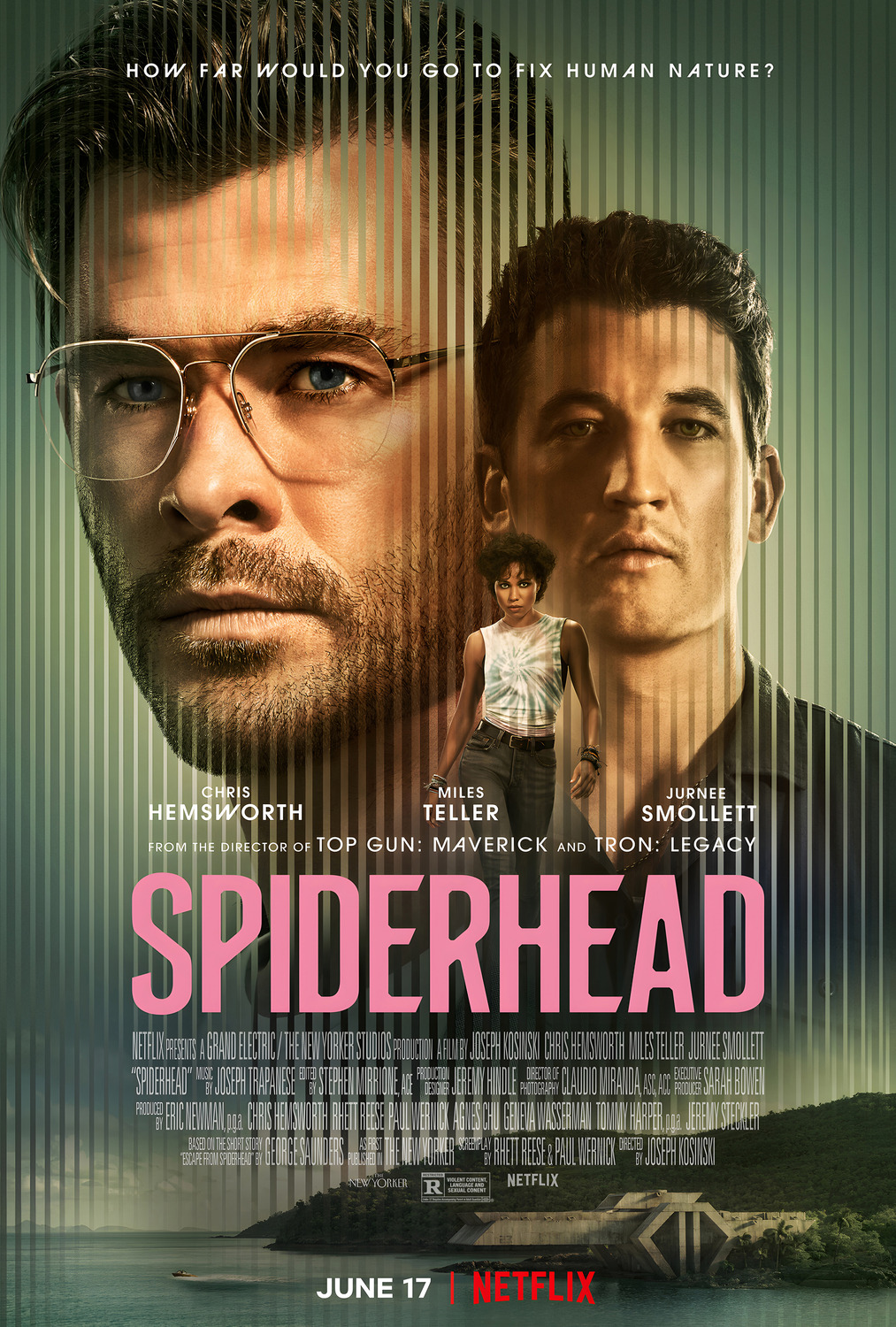 Extra Large Movie Poster Image for Spiderhead 