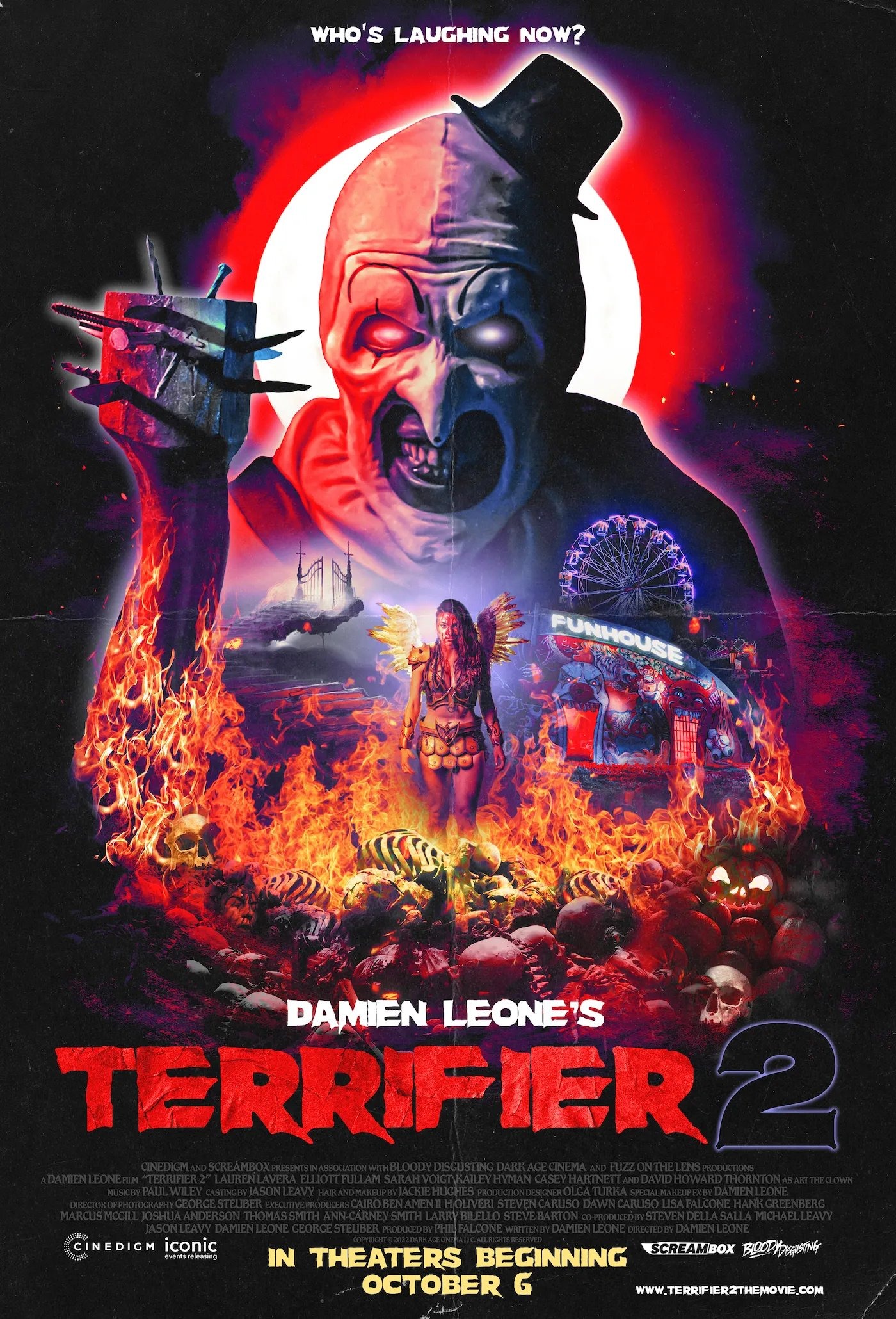 Mega Sized Movie Poster Image for Terrifier 2 