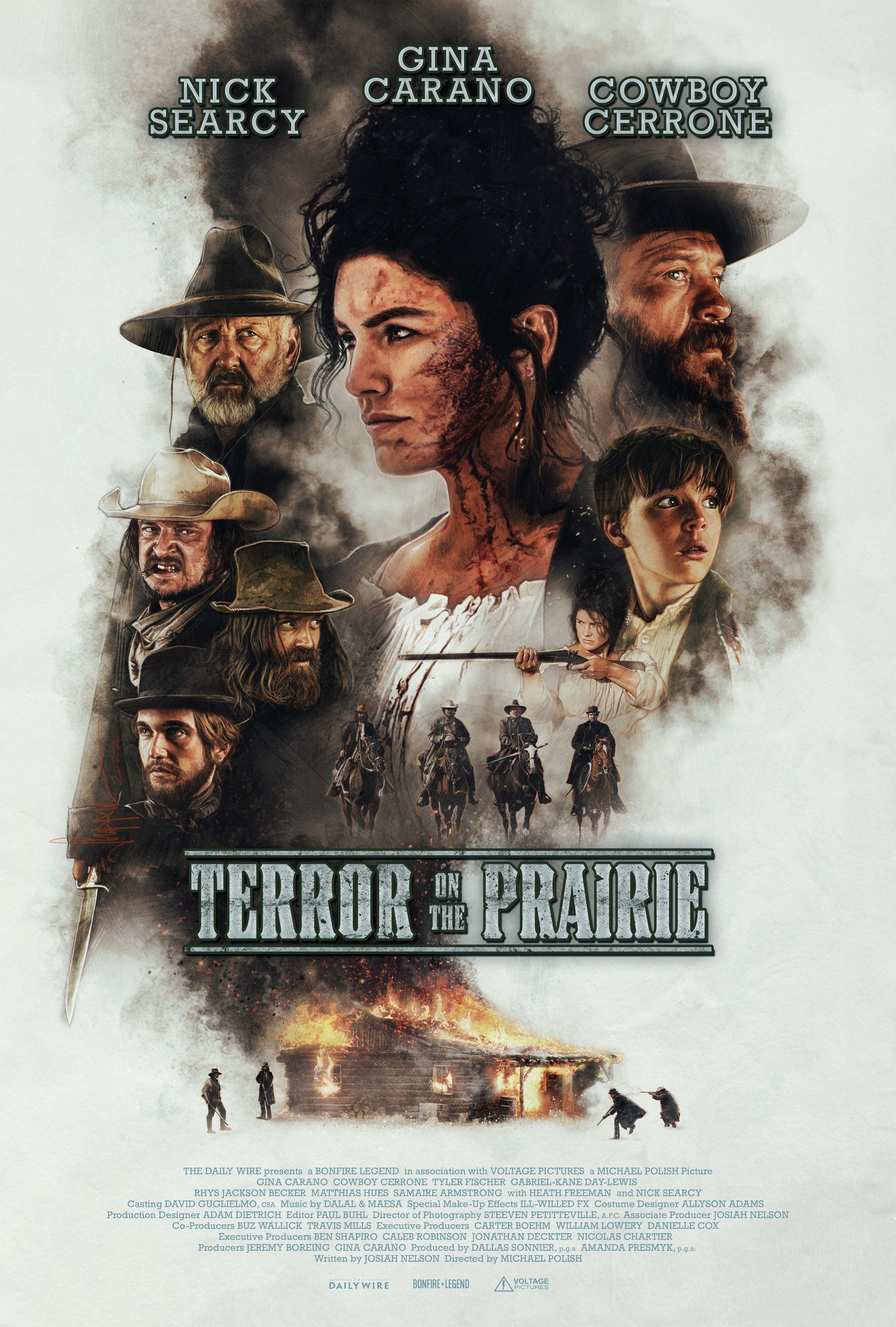 Mega Sized Movie Poster Image for Terror on the Prairie 