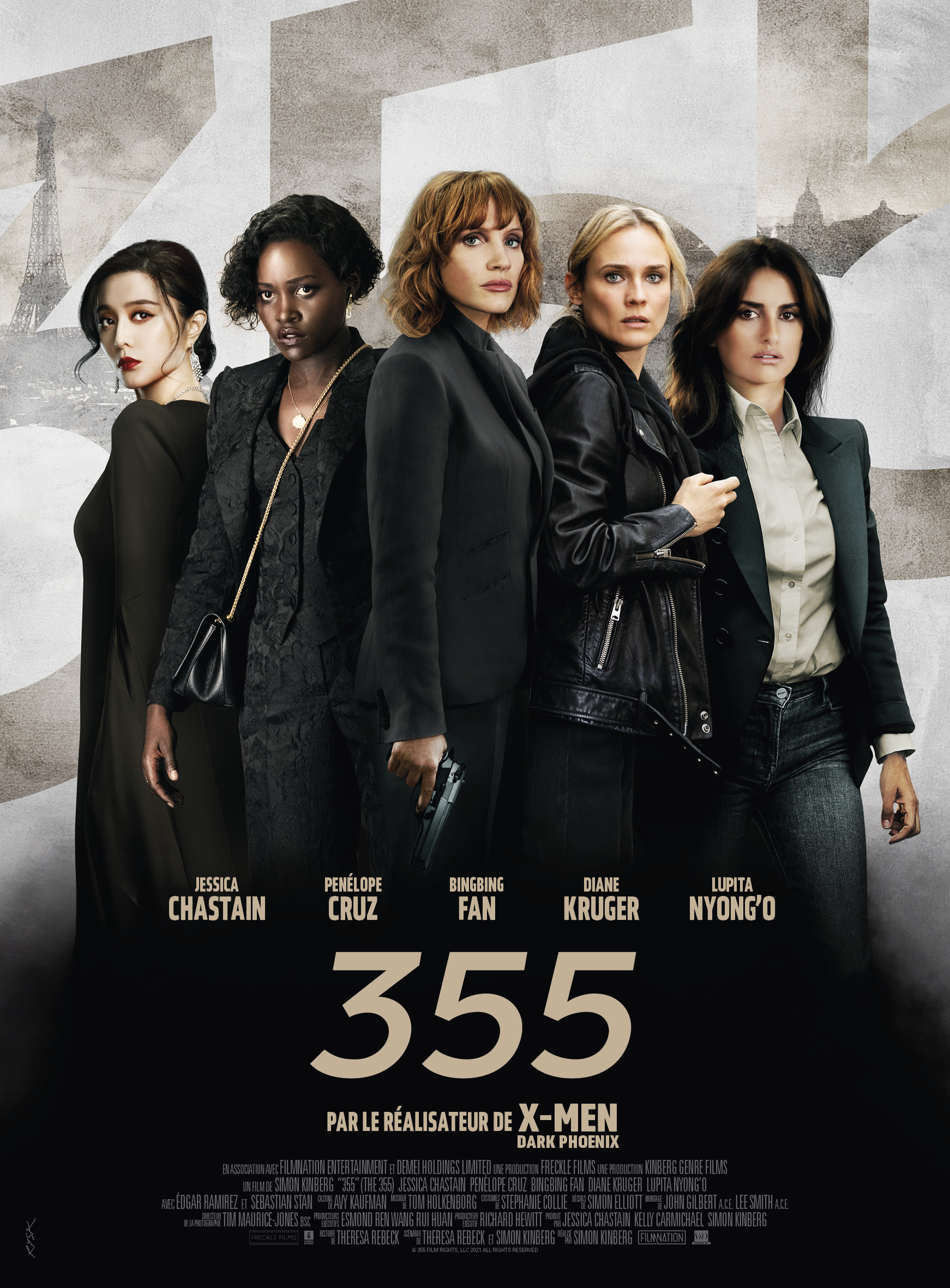 Mega Sized Movie Poster Image for The 355 (#3 of 15)