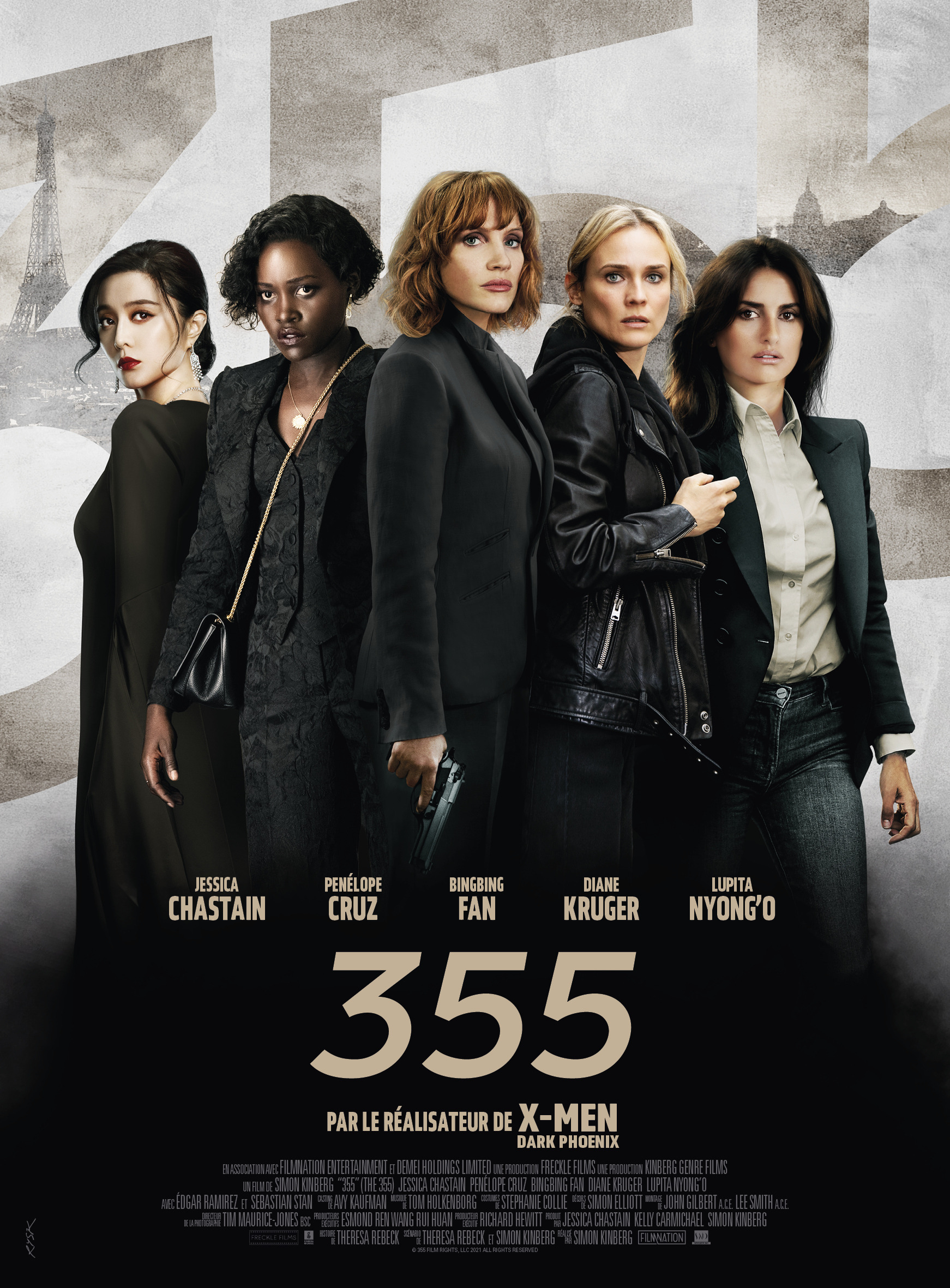 Mega Sized Movie Poster Image for The 355 (#3 of 16)