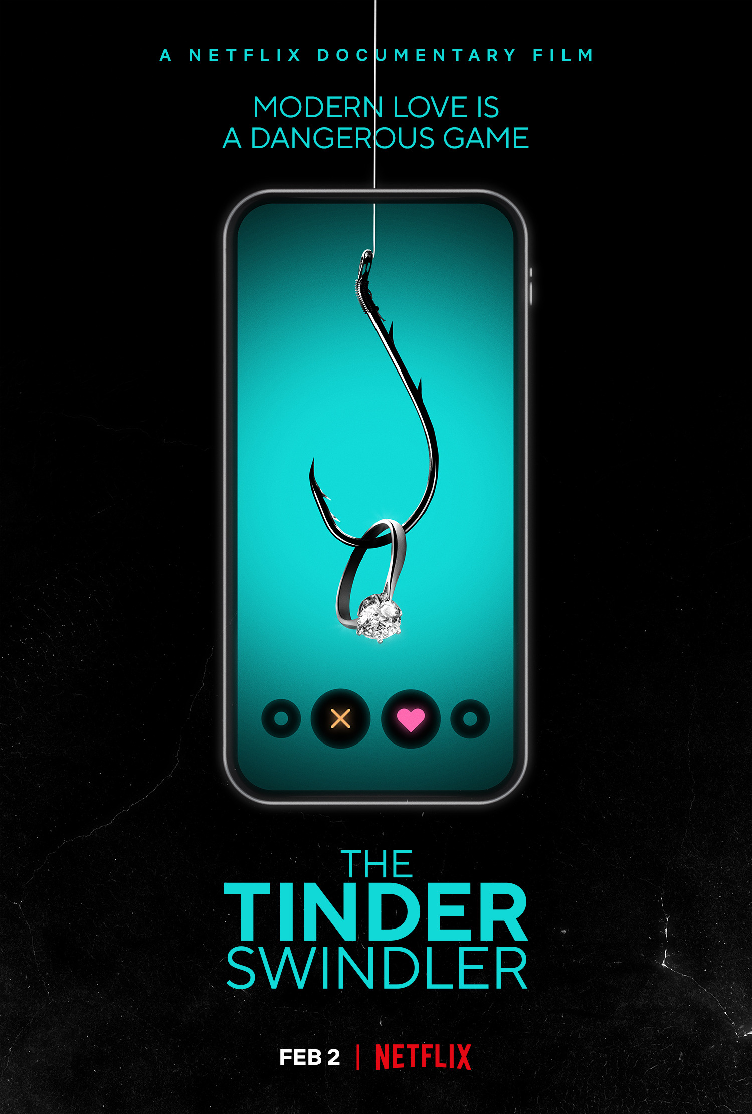 Mega Sized Movie Poster Image for The Tinder Swindler 