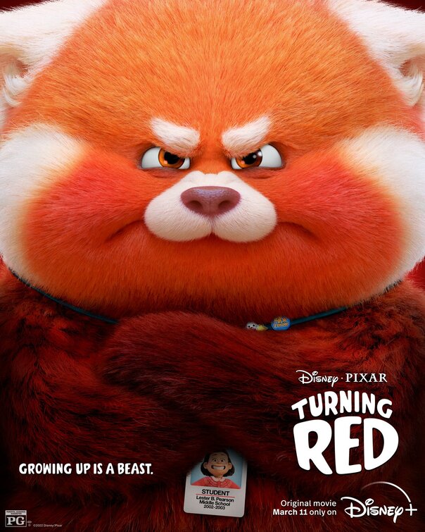 Turning Red Movie Poster