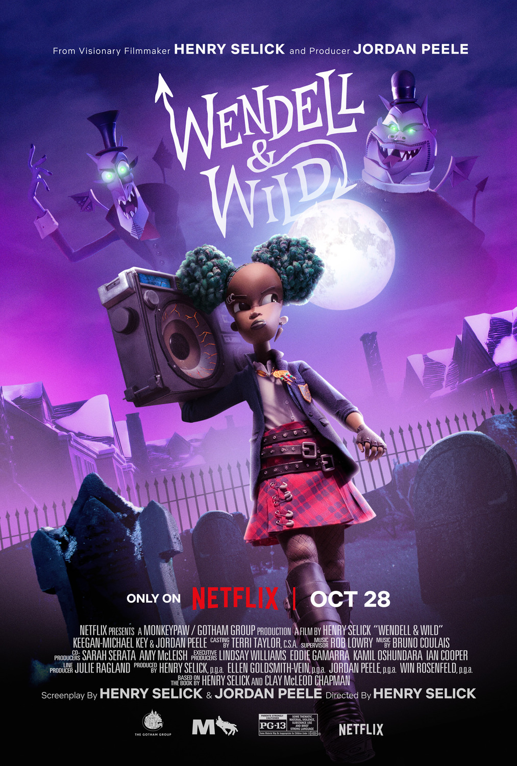 Extra Large Movie Poster Image for Wendell & Wild (#2 of 2)