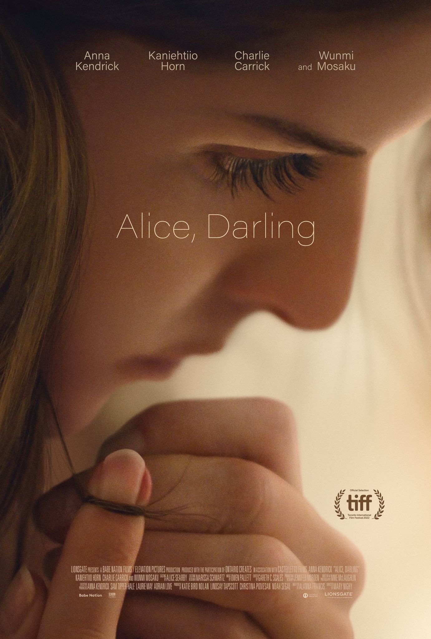 Mega Sized Movie Poster Image for Alice, Darling (#1 of 3)